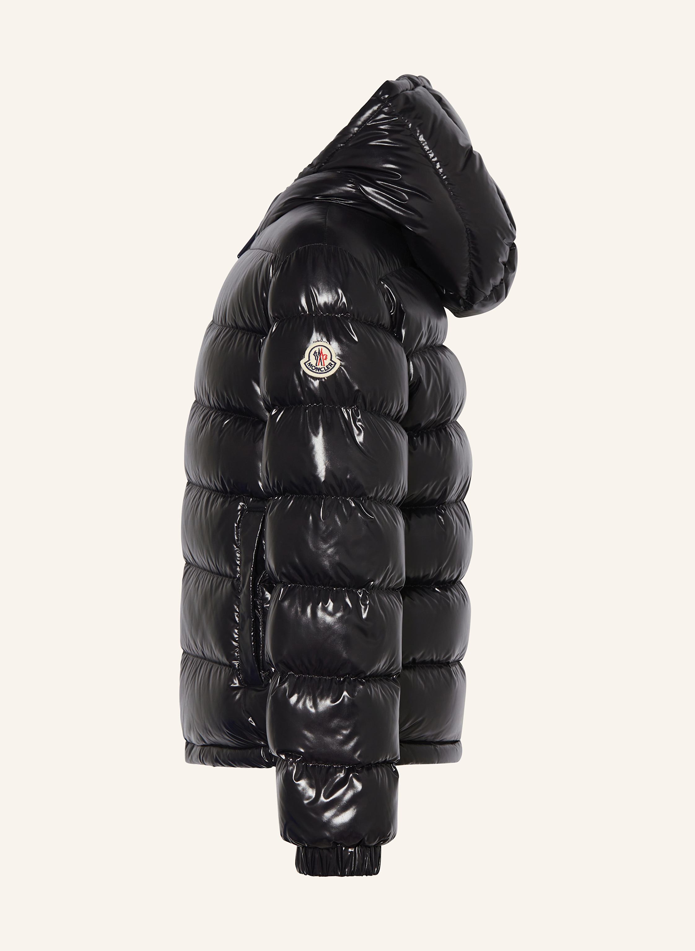 Thumbnail - Moncler Enfant Daunenjacke New Aubert schwarz