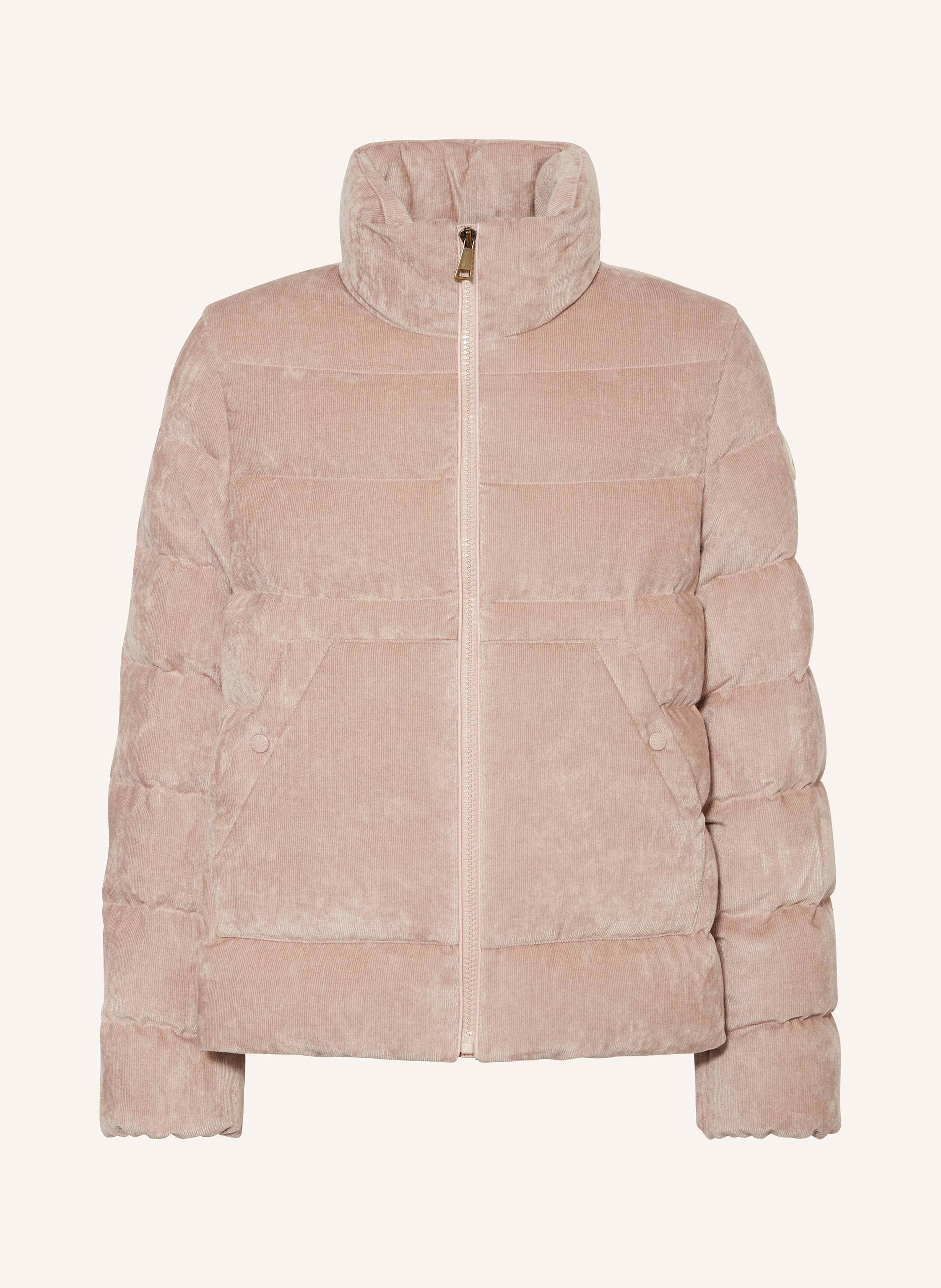 MONCLER enfant MARTH down jacket in corduroy in rose