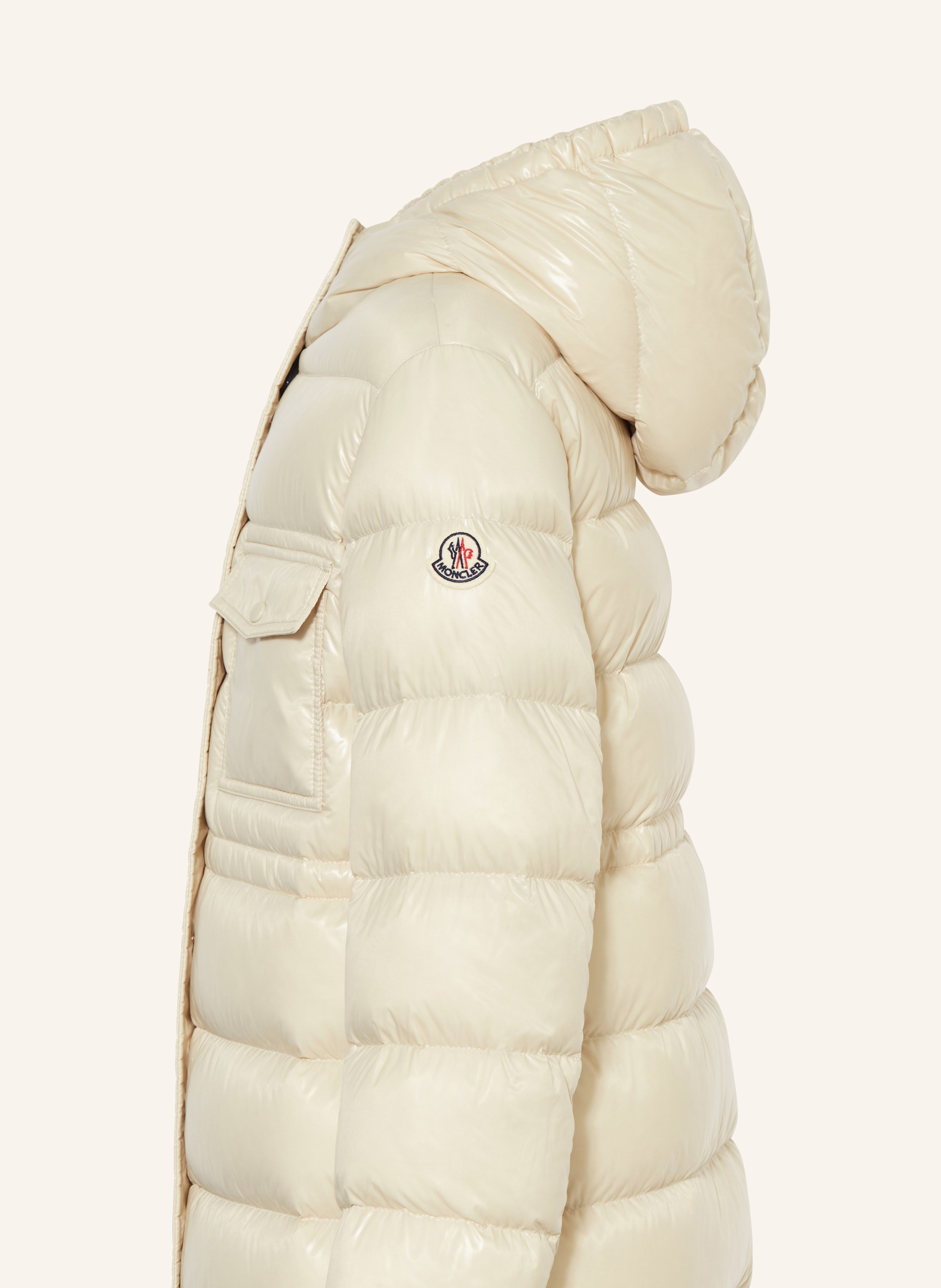 Thumbnail - Moncler Enfant Daunenmantel Dacca weiss