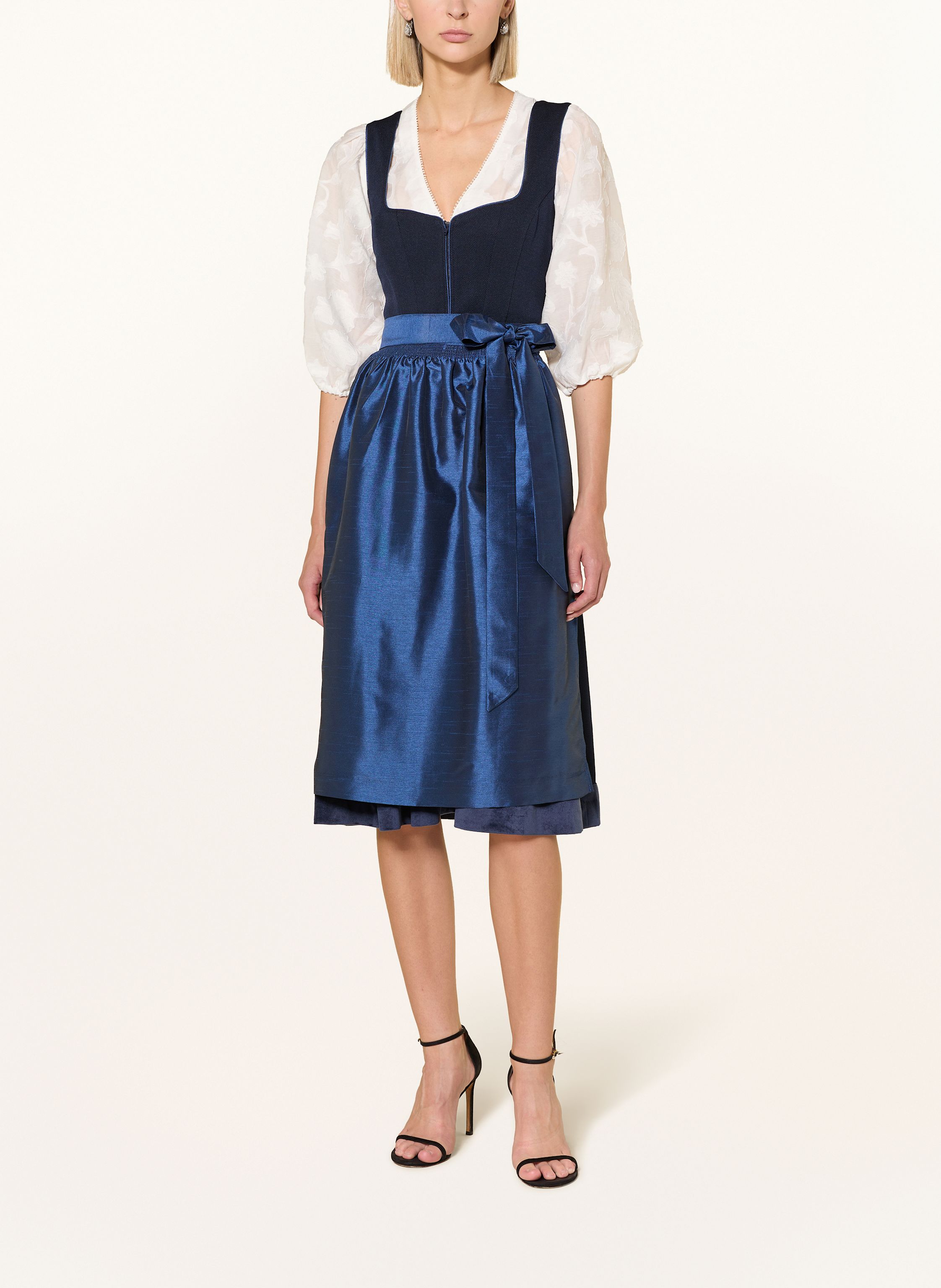 Thumbnail - Spieth & Wensky Dirndlbluse Gismara Mit 3/4-Arm weiss