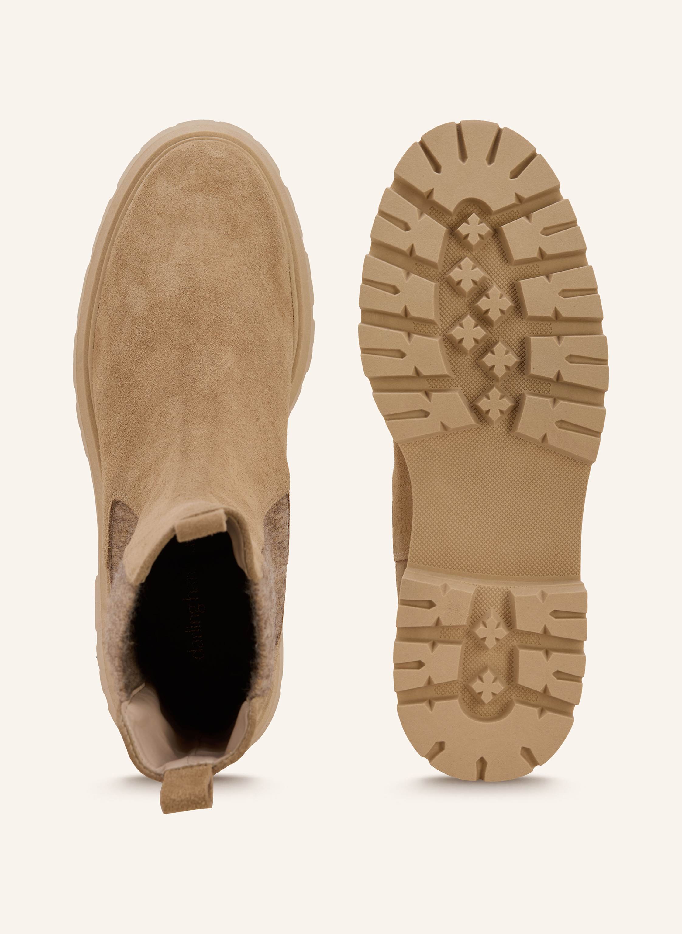 Thumbnail - Darling Harbour Chelsea-Boots beige