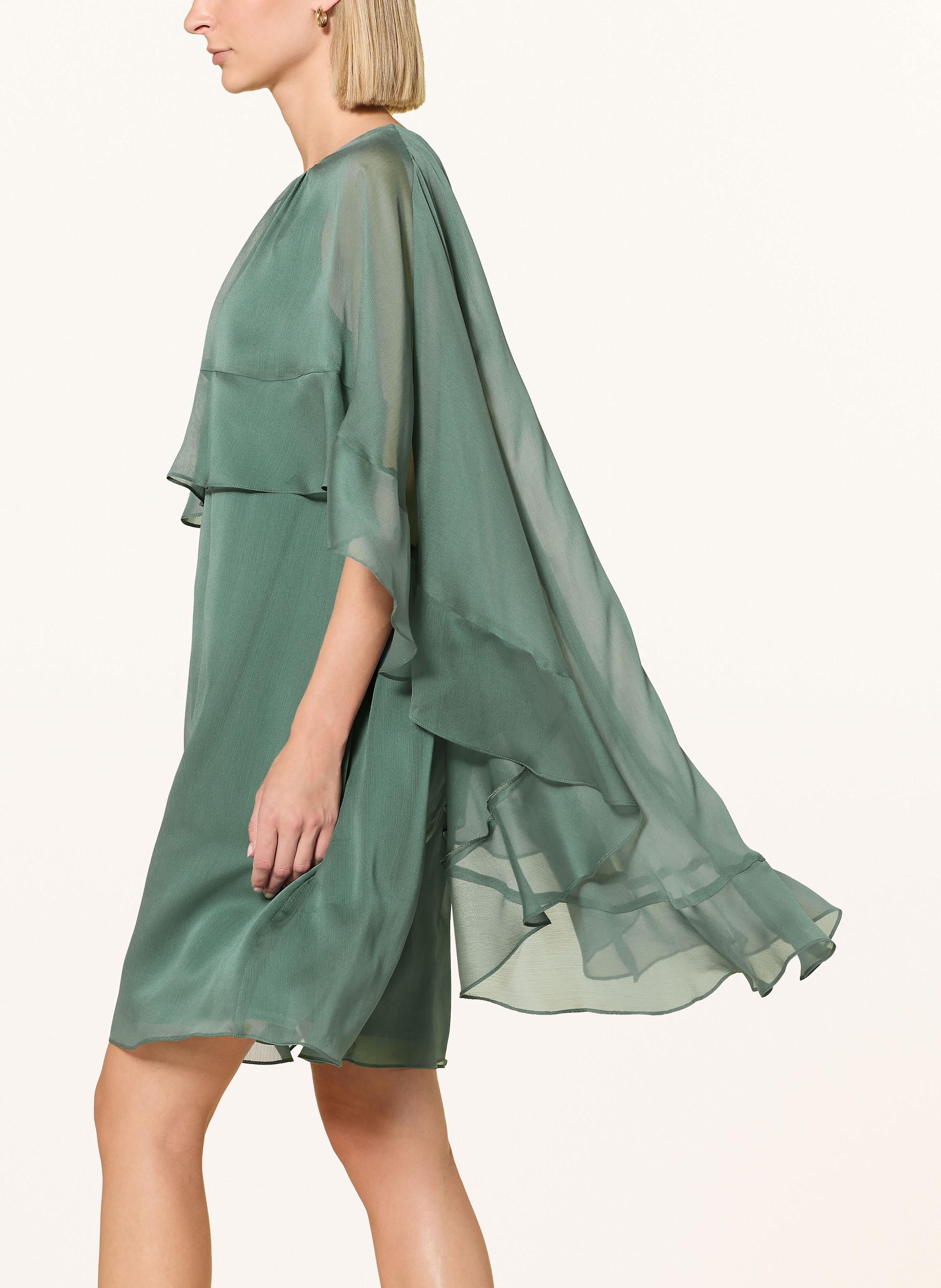 Thumbnail - Swing Cocktailkleid Mit Volants gruen