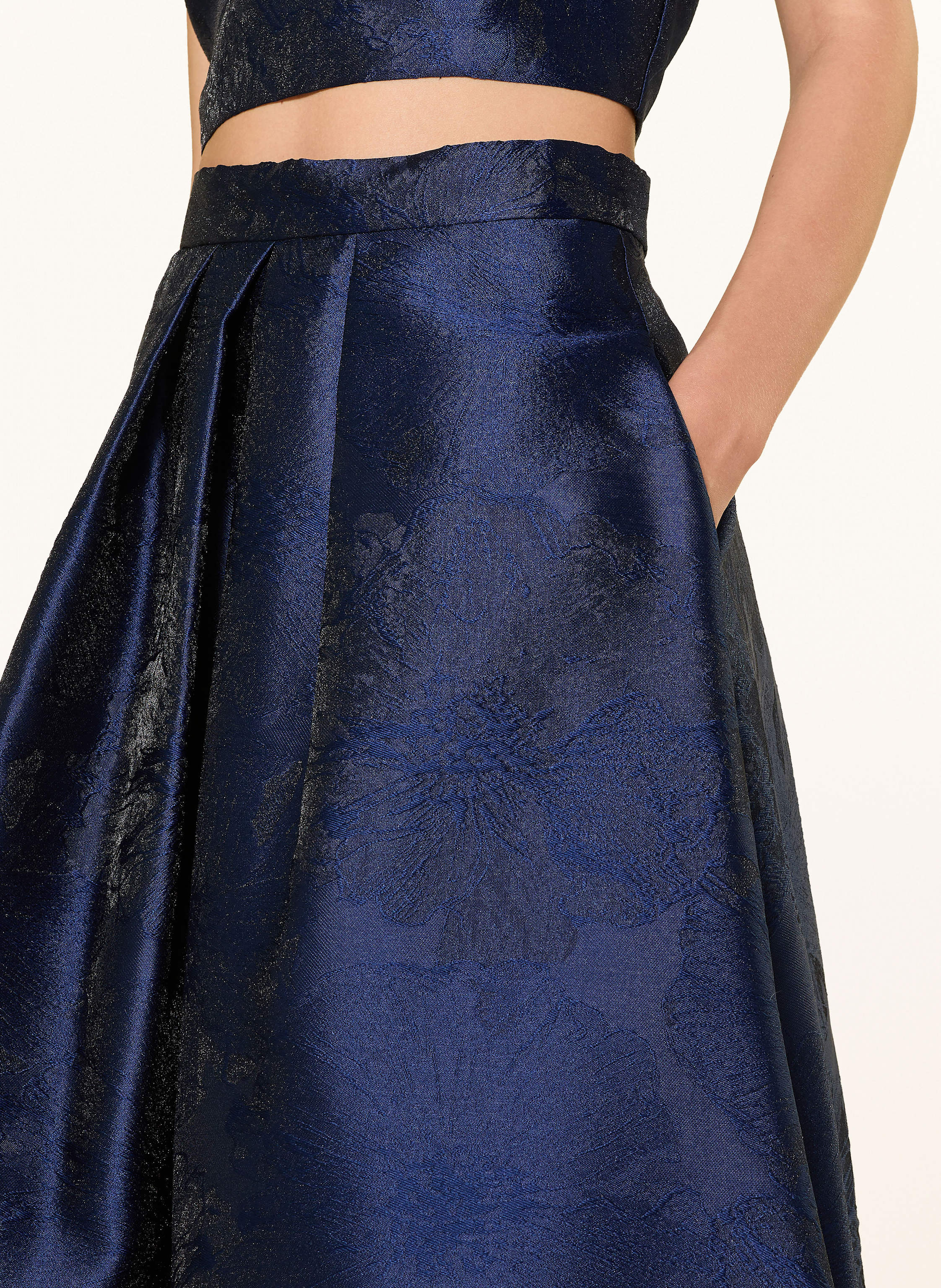 Thumbnail - Swing Jacquard-Rock blau
