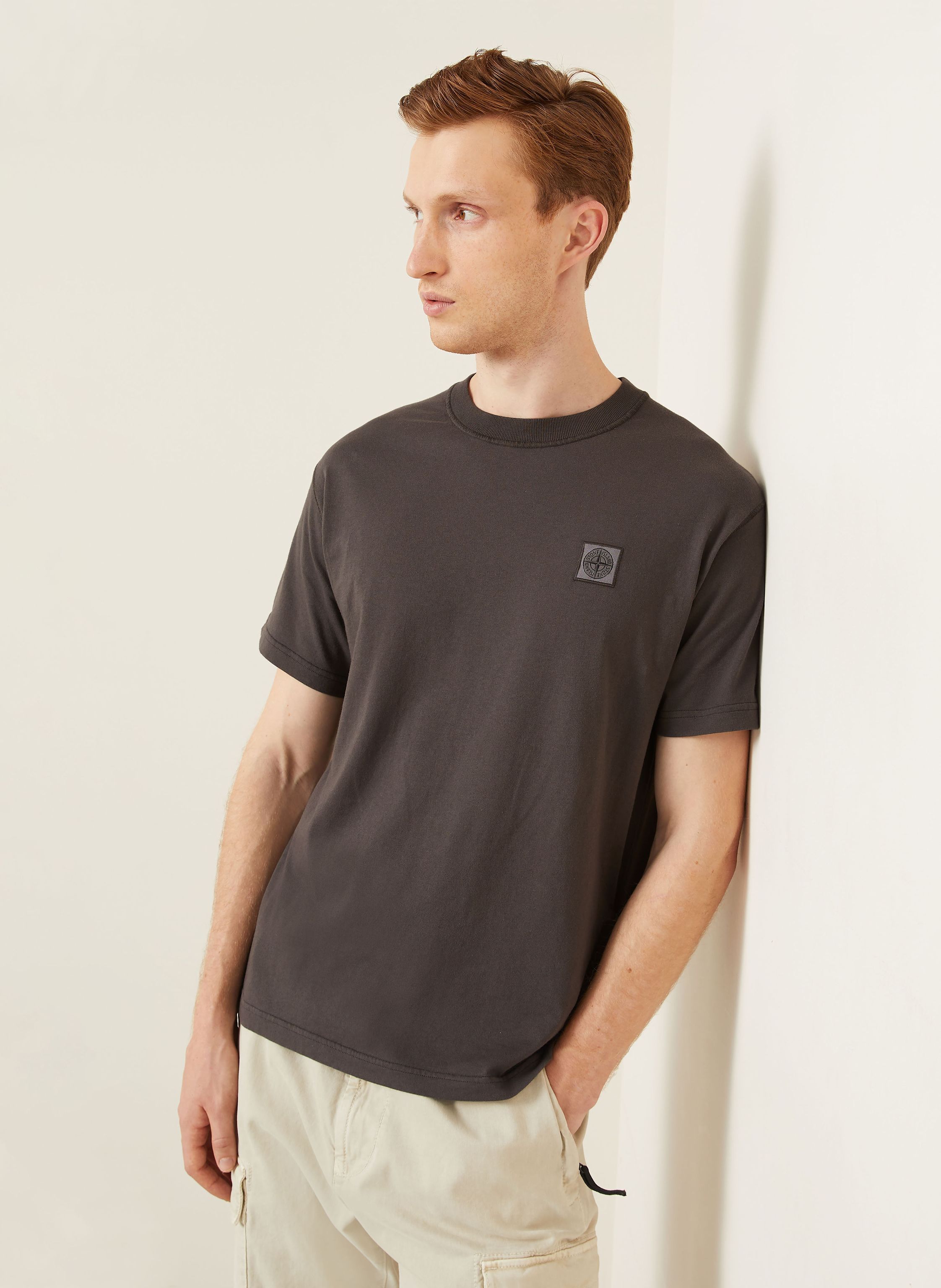 Thumbnail - Stone Island T-Shirt grau