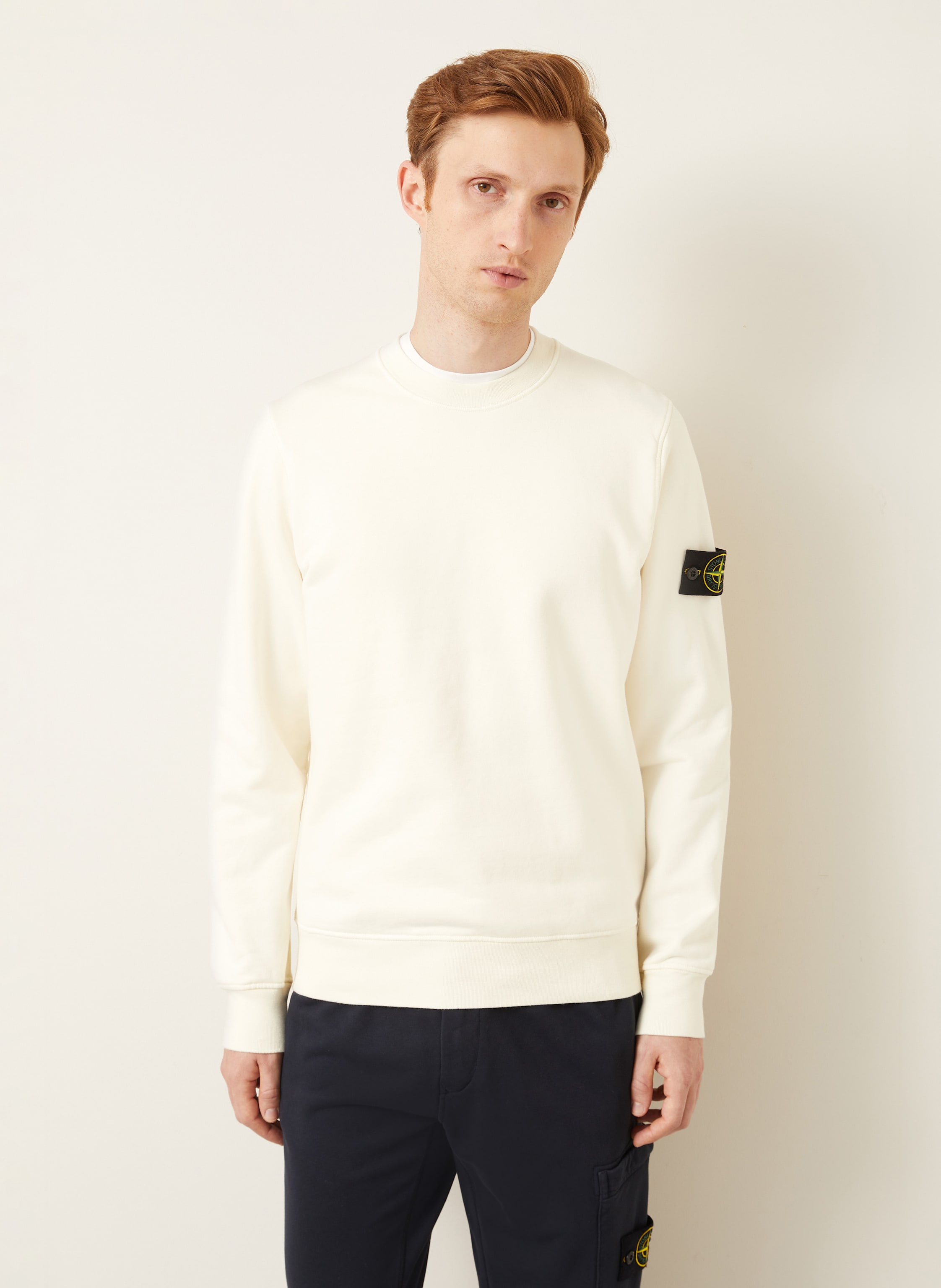 Thumbnail - Stone Island Sweatshirt weiss