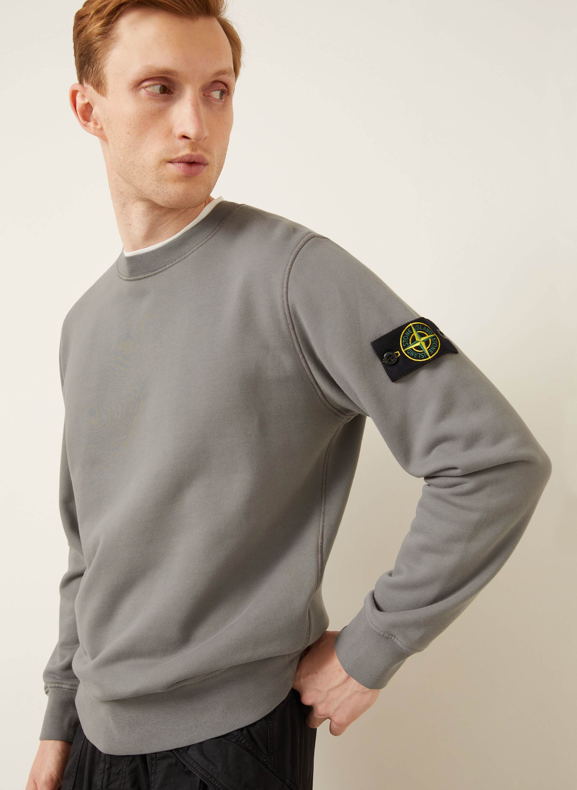 Thumbnail - Stone Island Sweatshirt grau