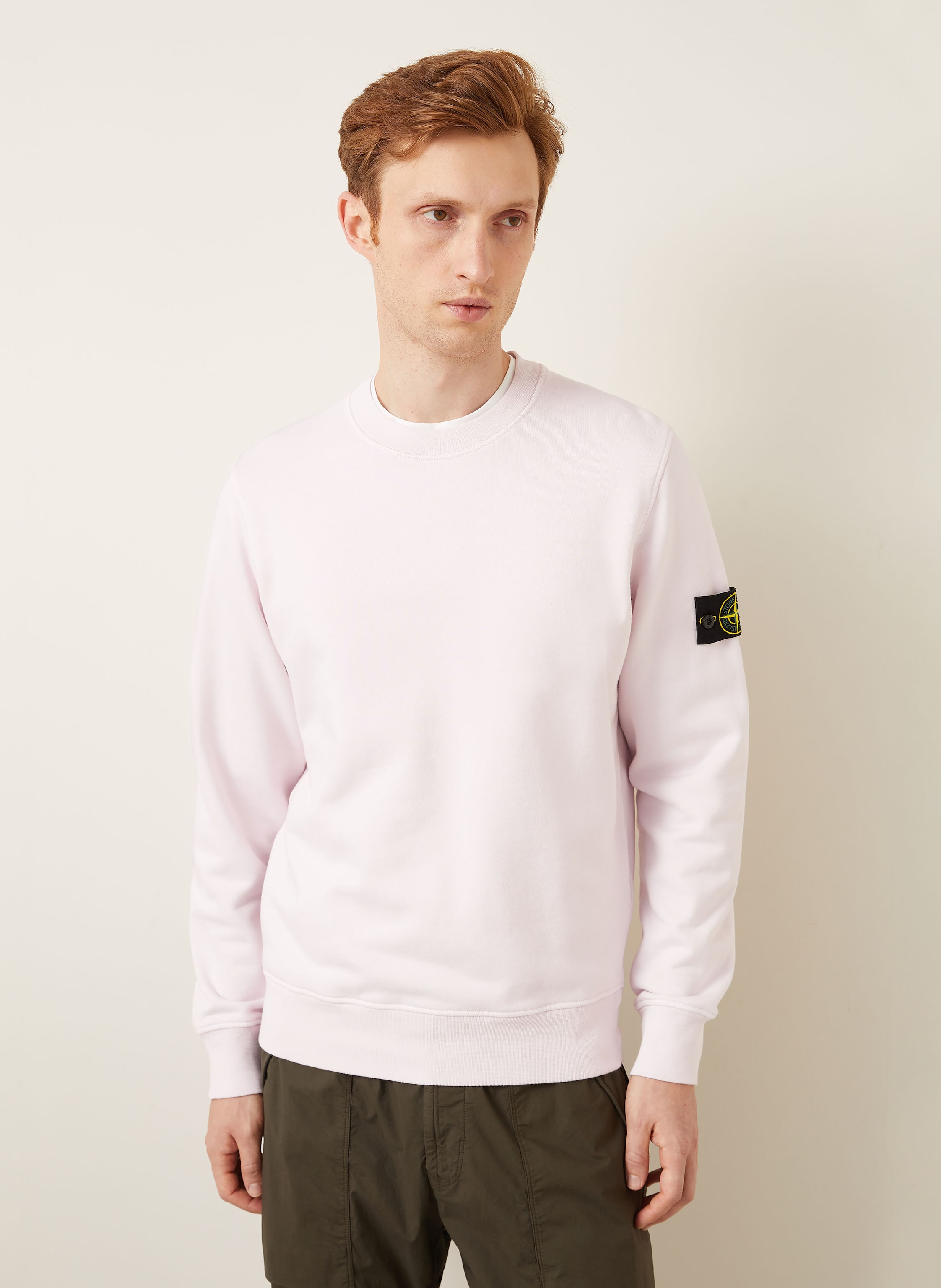 Thumbnail - Stone Island Sweatshirt rosa