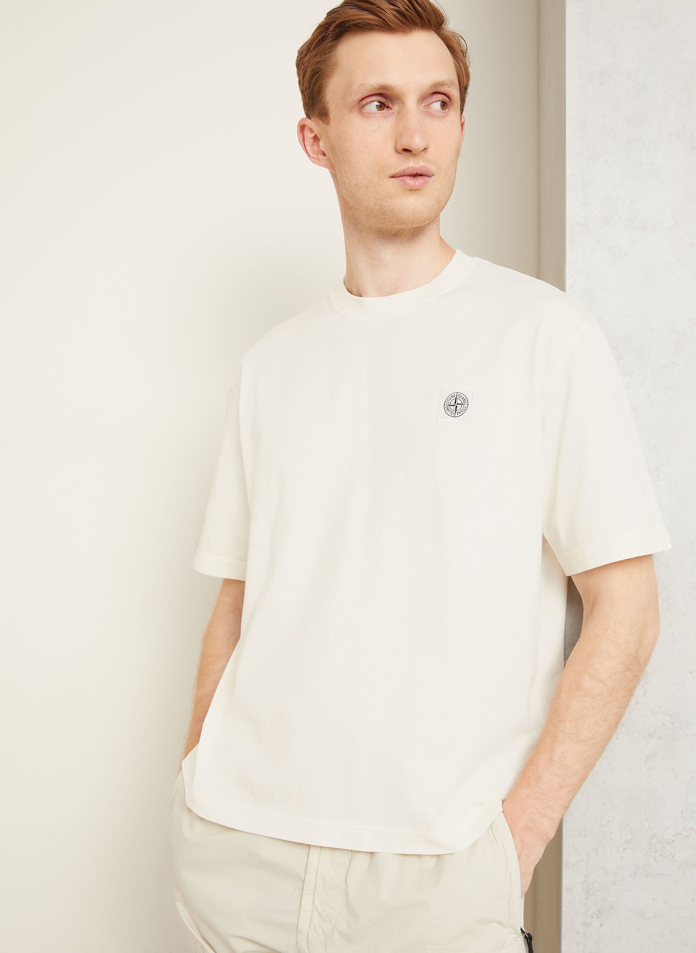 Thumbnail - Stone Island T-Shirt weiss