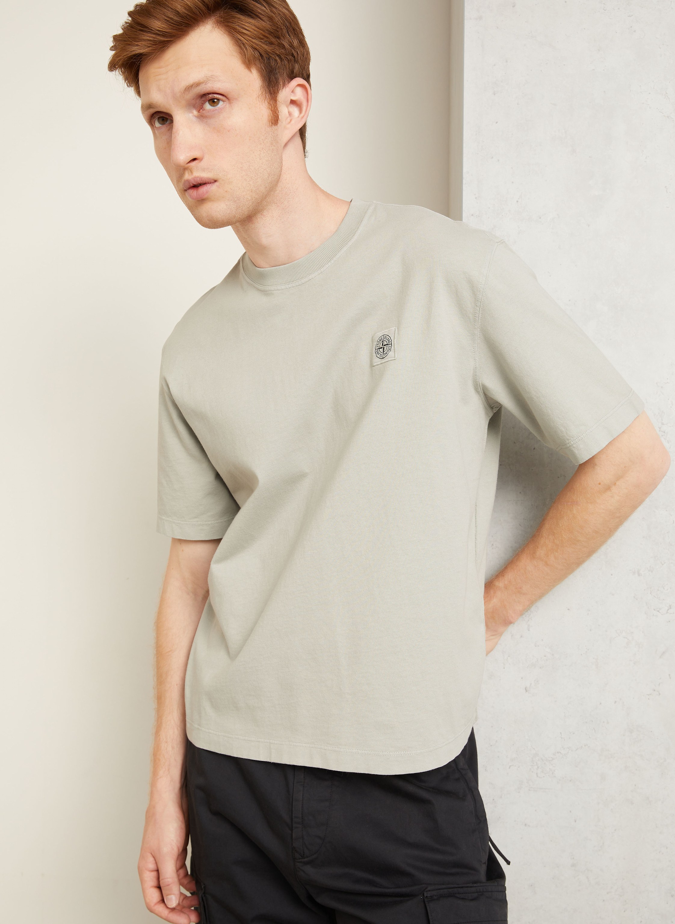 Thumbnail - Stone Island T-Shirt grau