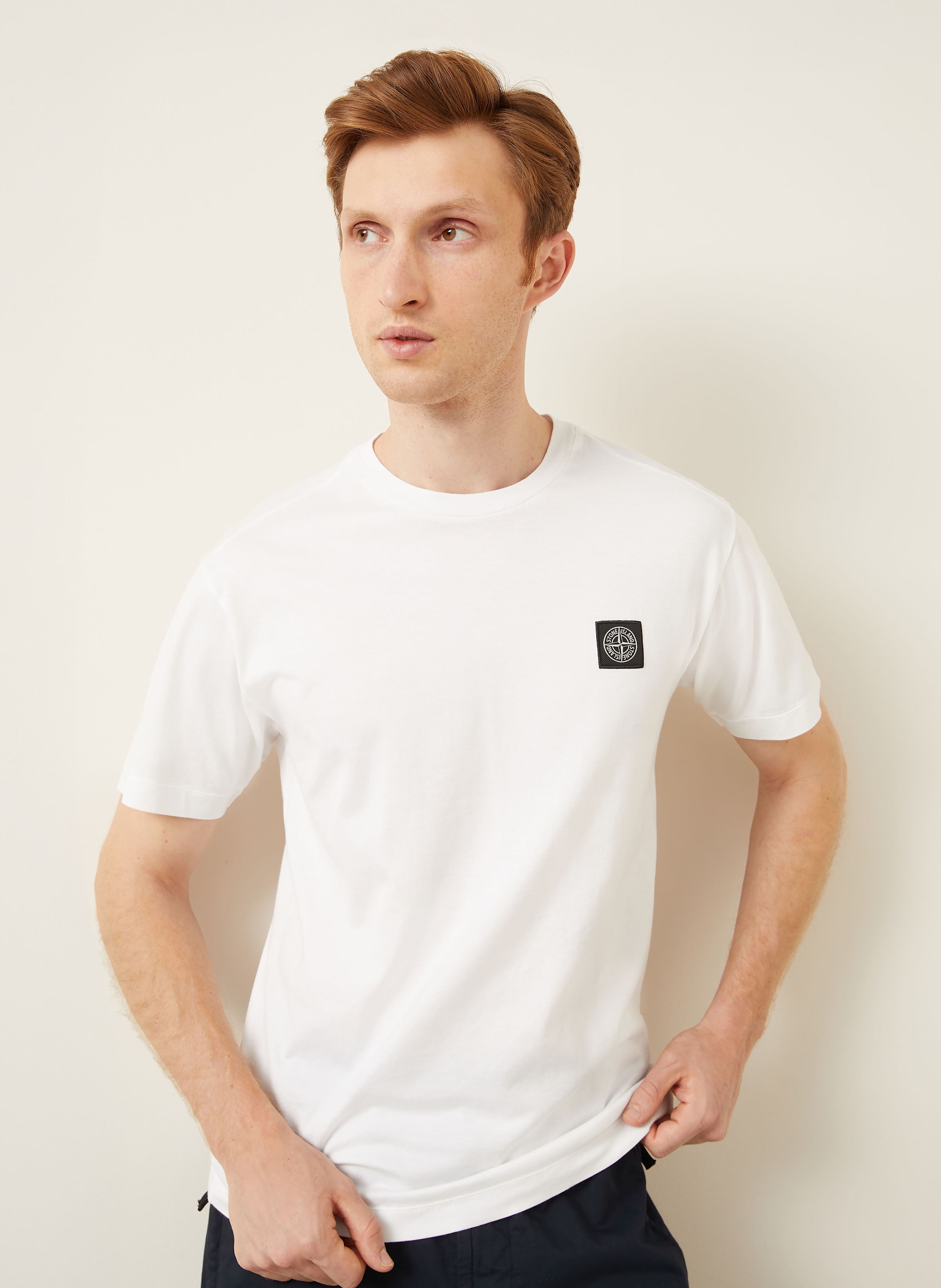Thumbnail - Stone Island T-Shirt weiss