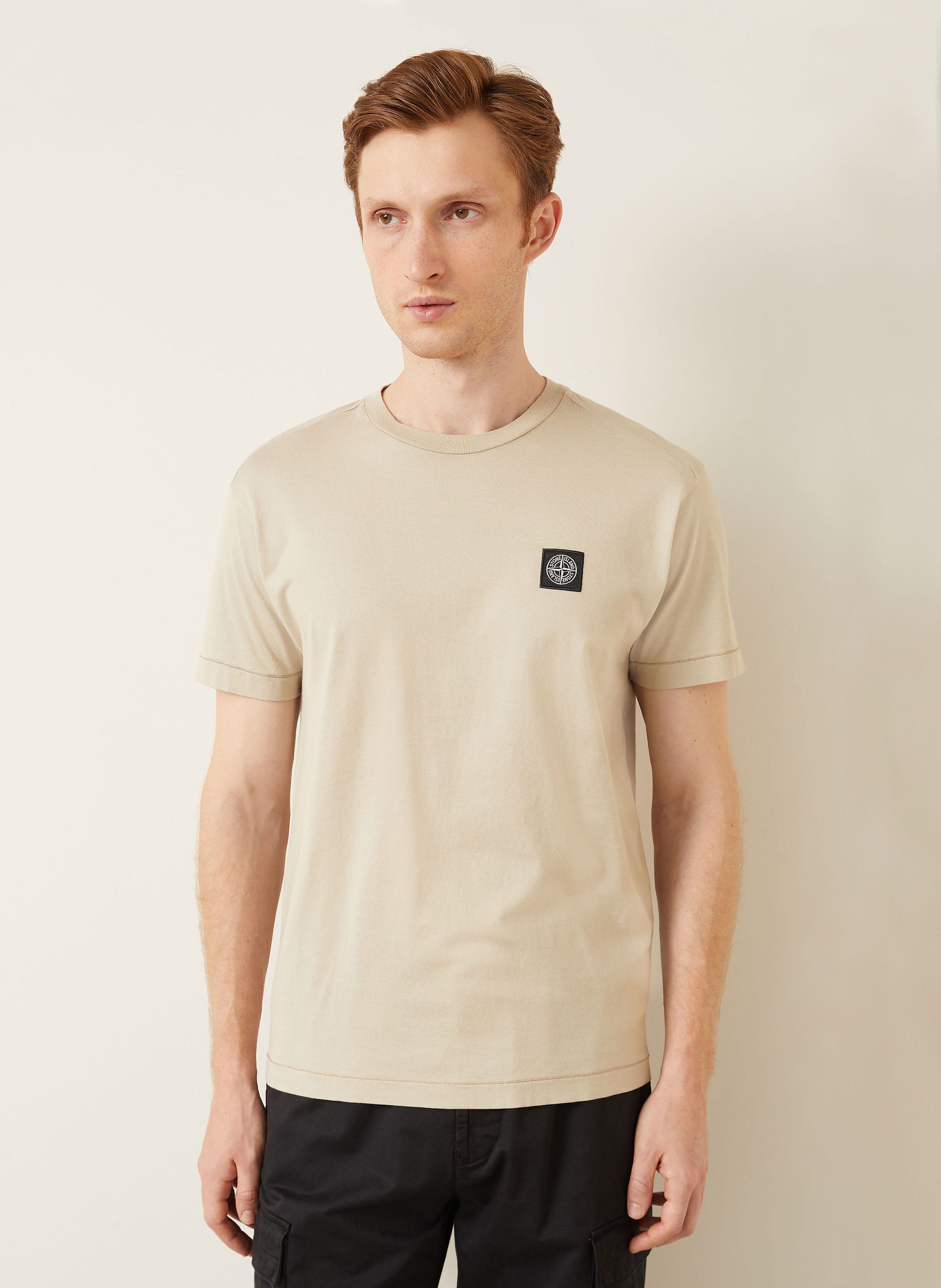 Thumbnail - Stone Island T-Shirt beige