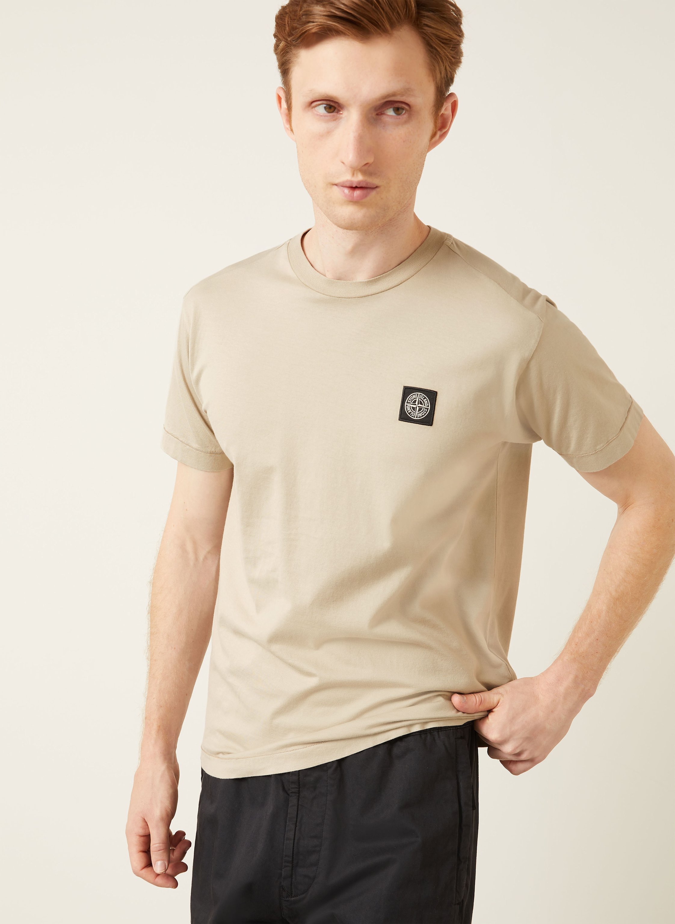 Thumbnail - Stone Island T-Shirt beige