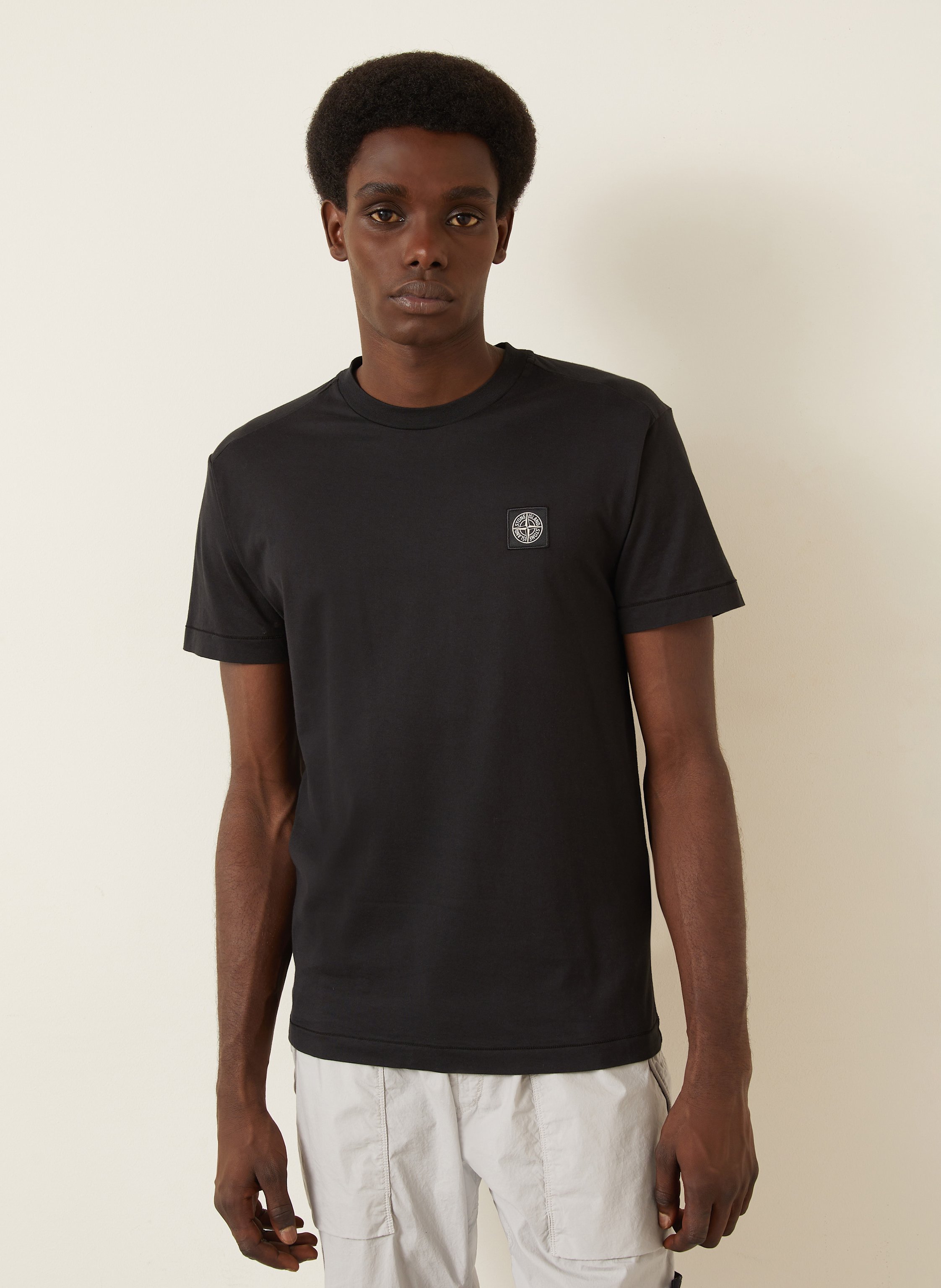 Thumbnail - Stone Island T-Shirt schwarz