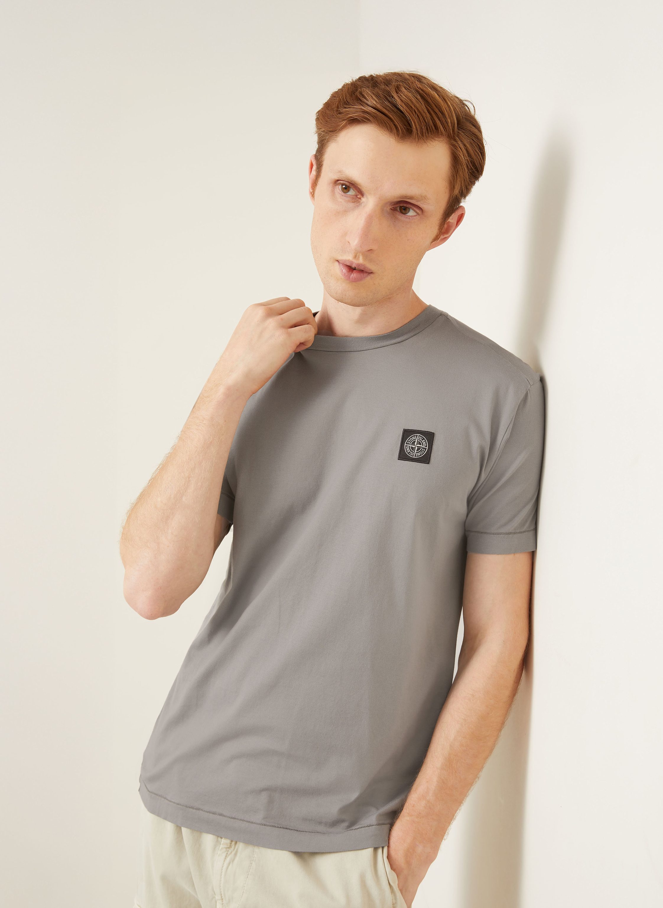 Thumbnail - Stone Island T-Shirt grau