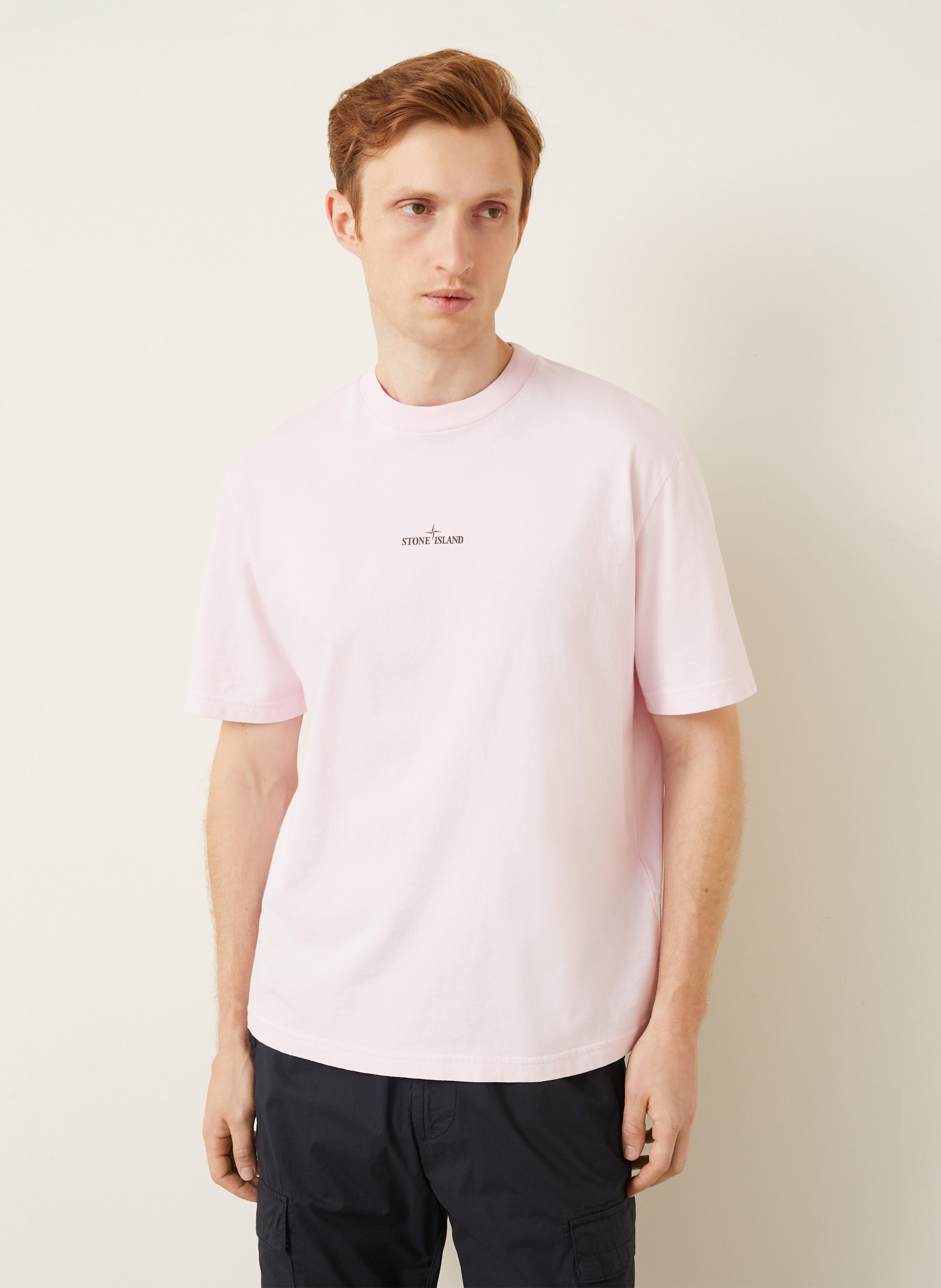 Thumbnail - Stone Island T-Shirt pink