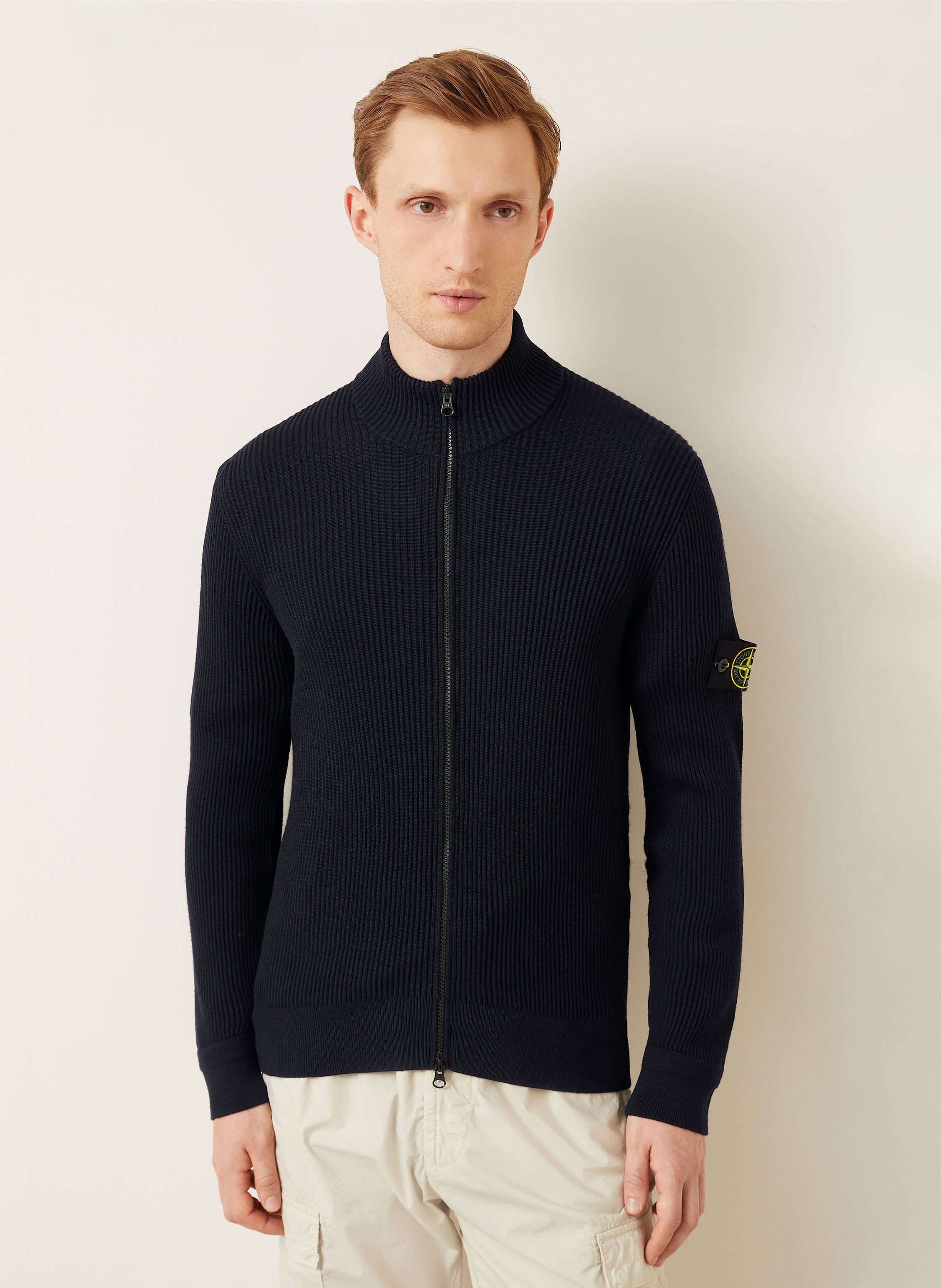 Thumbnail - Stone Island Strickjacke blau