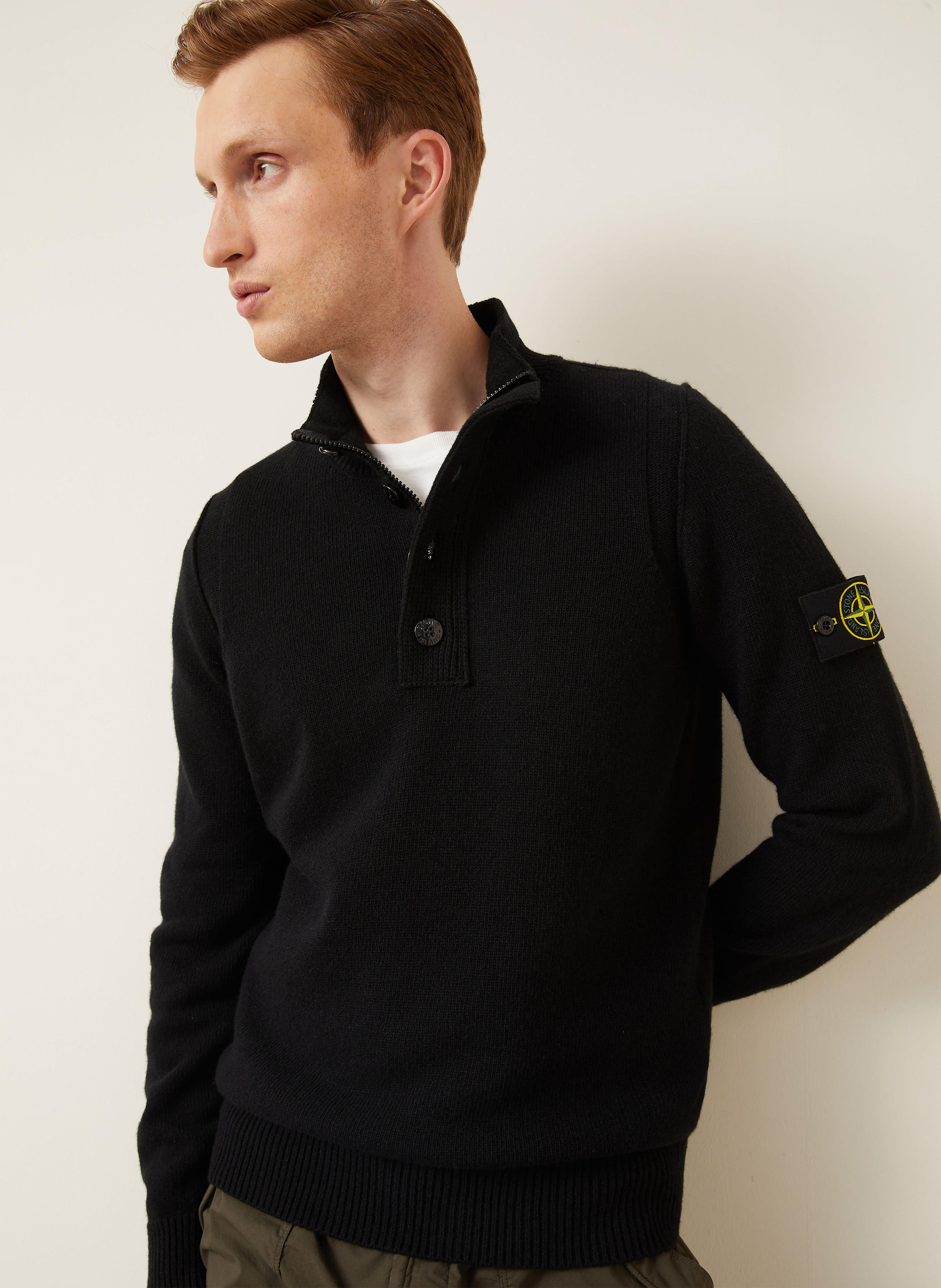 Thumbnail - Stone Island Troyer schwarz