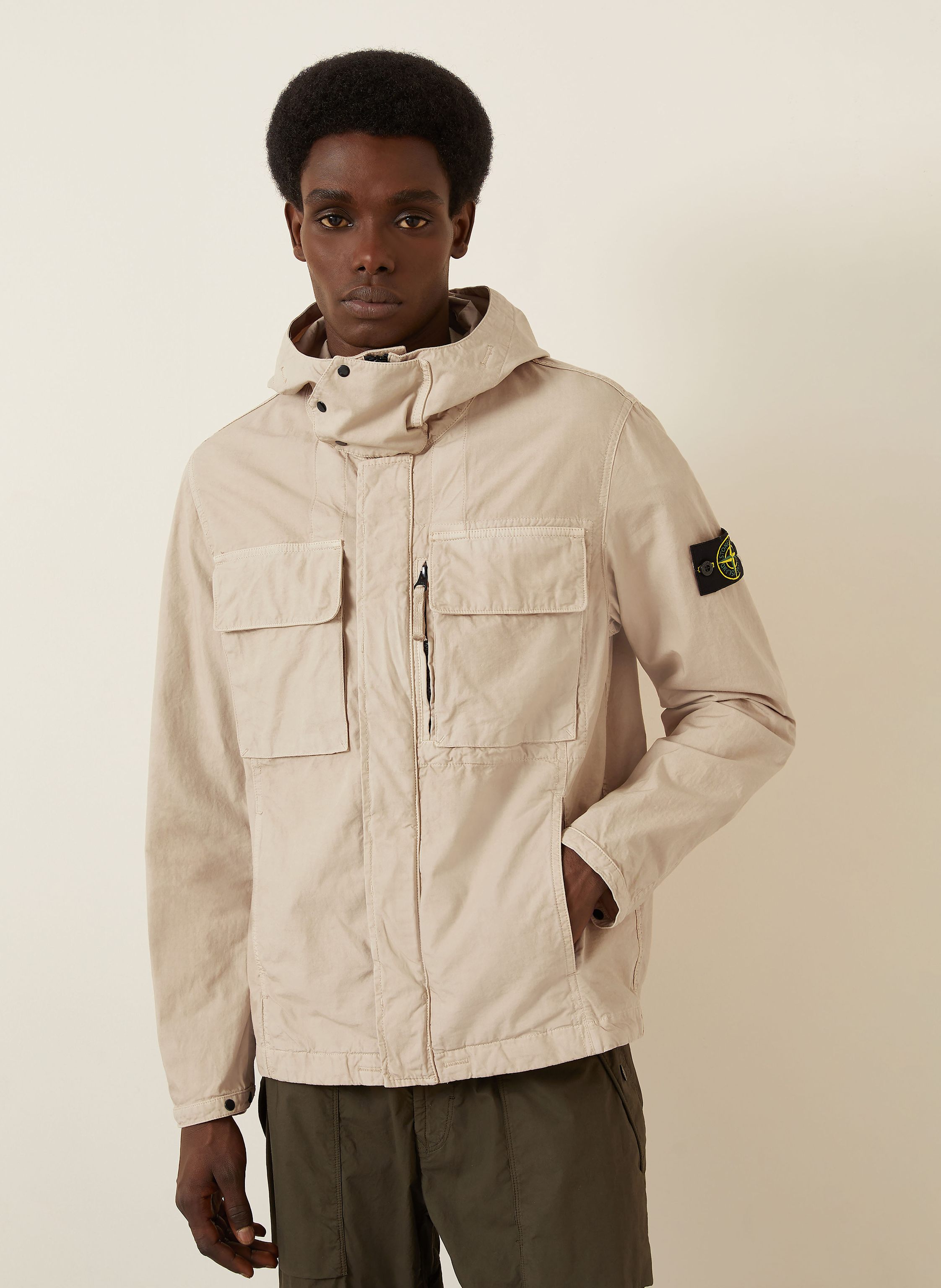 Thumbnail - Stone Island Parka beige