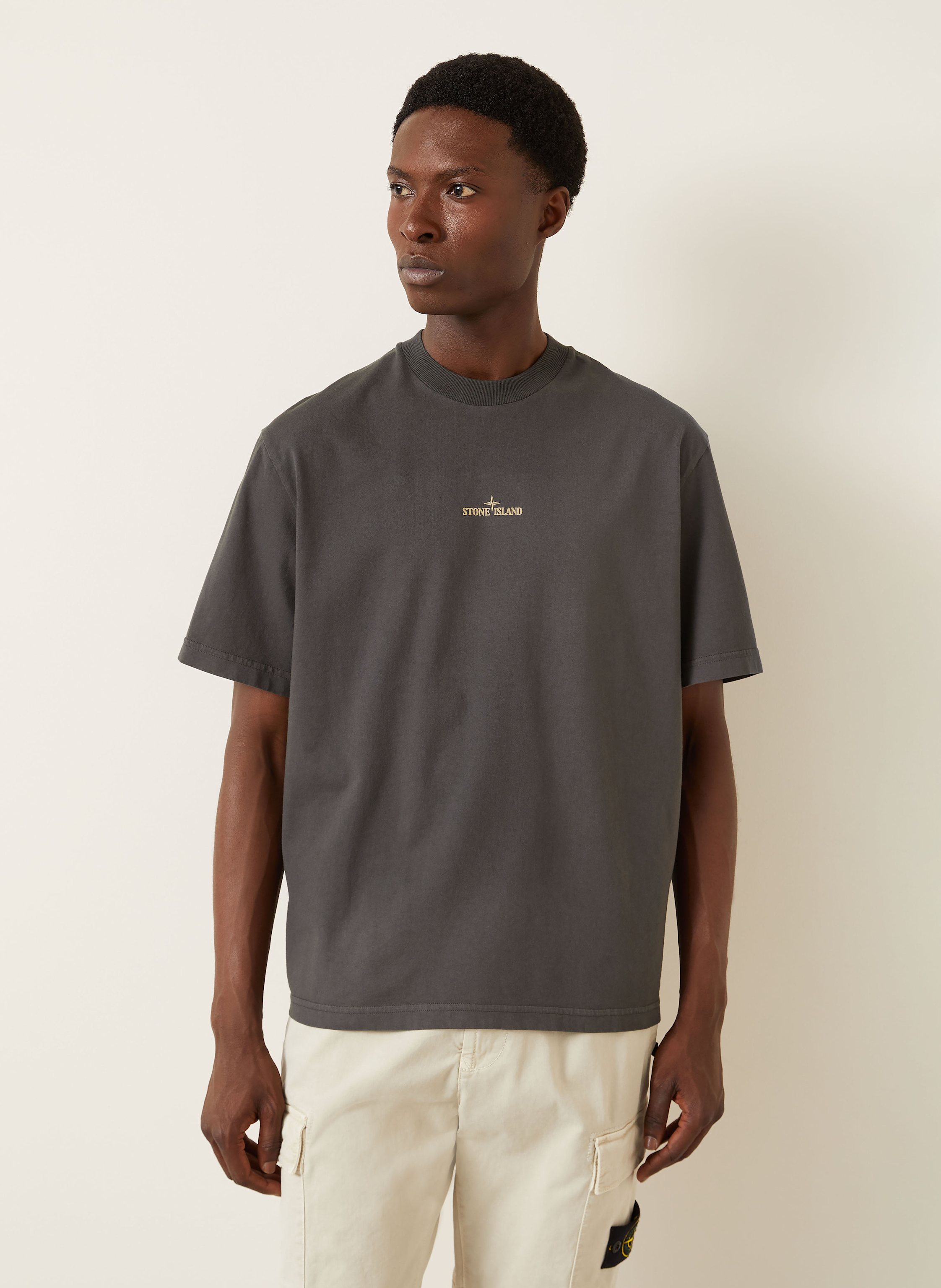 Thumbnail - Stone Island T-Shirt grau