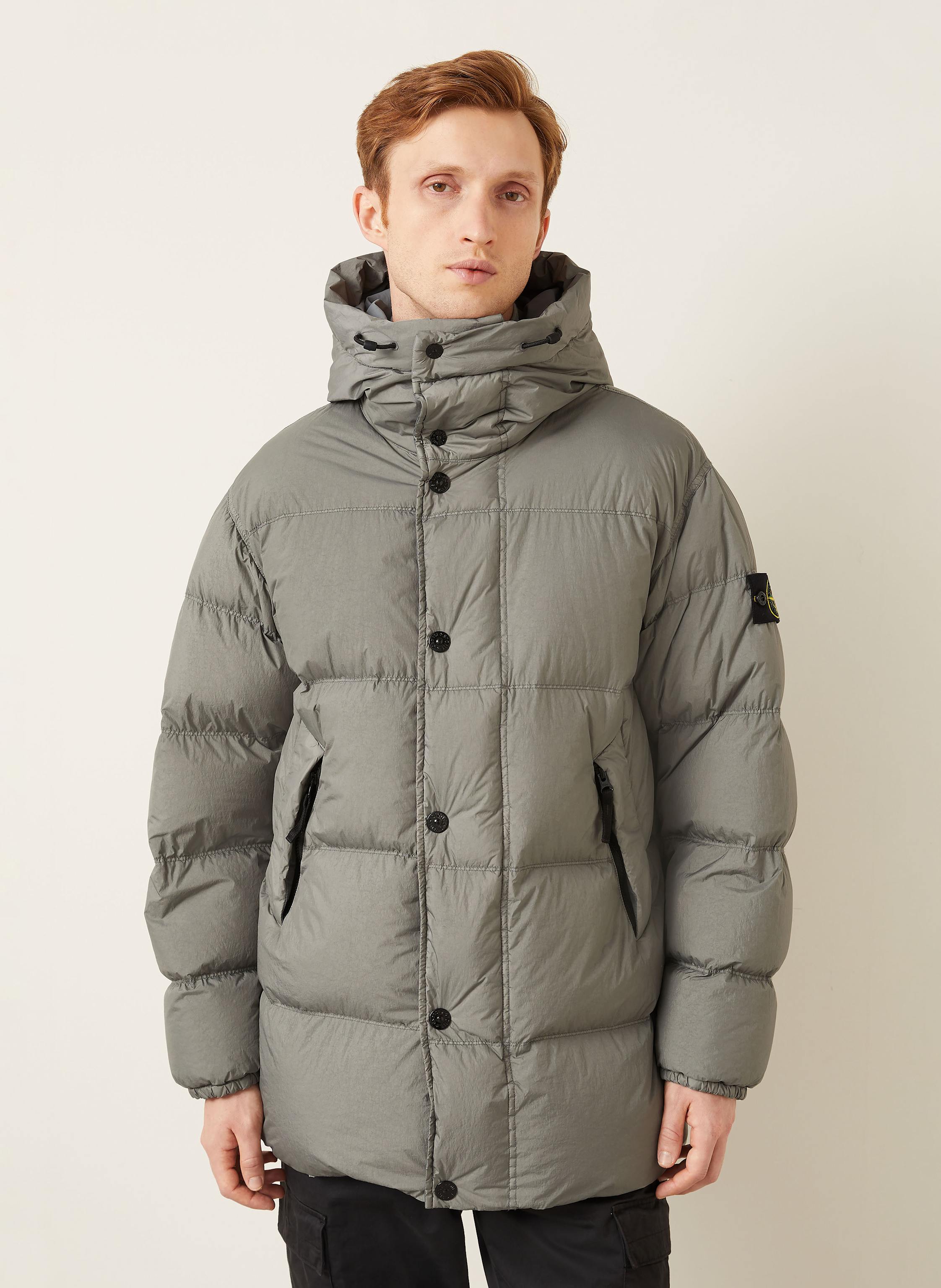 Thumbnail - Stone Island Daunenjacke grau