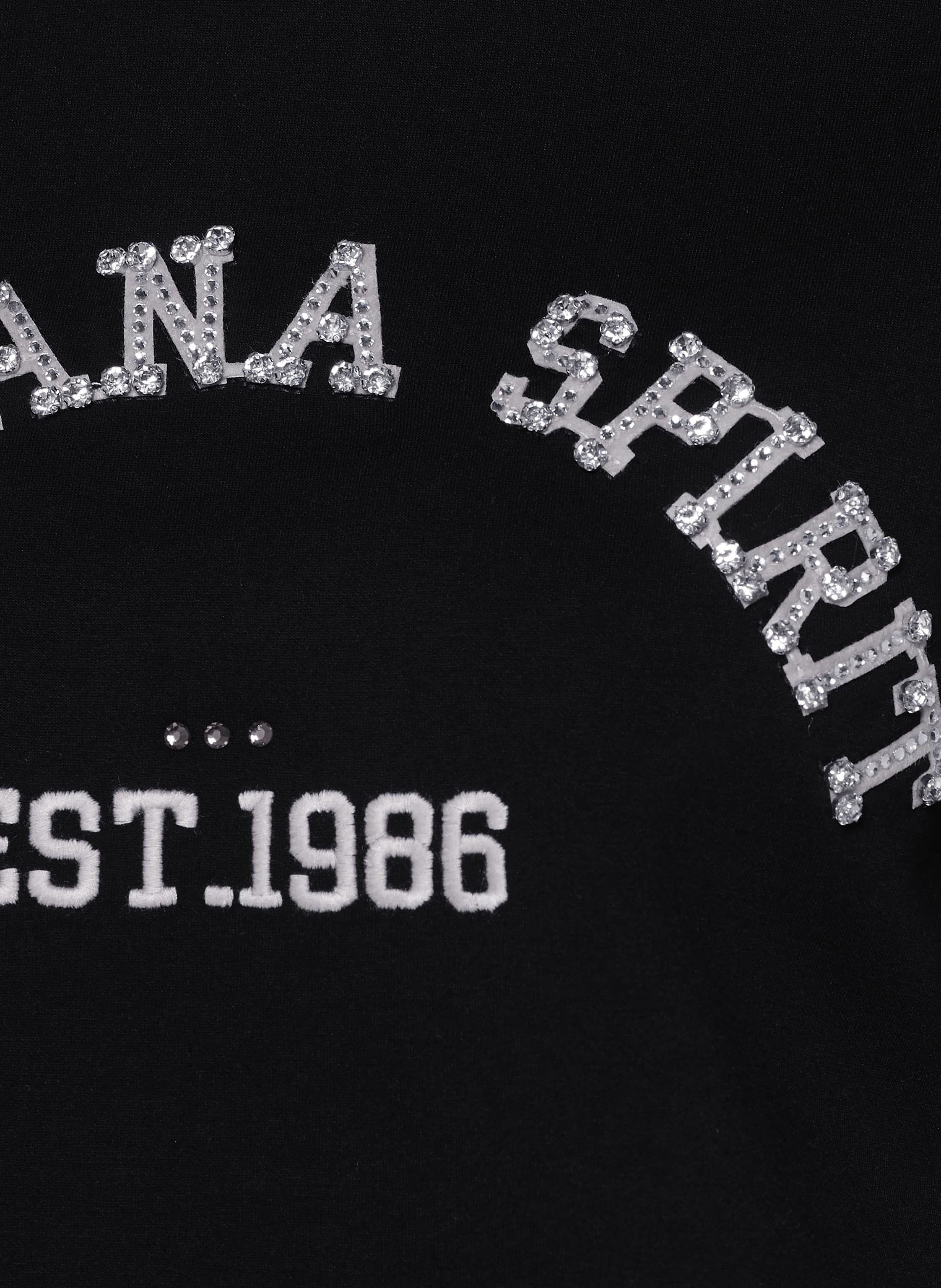 Thumbnail - Monari Sweatshirt Mit Schmucksteinen schwarz