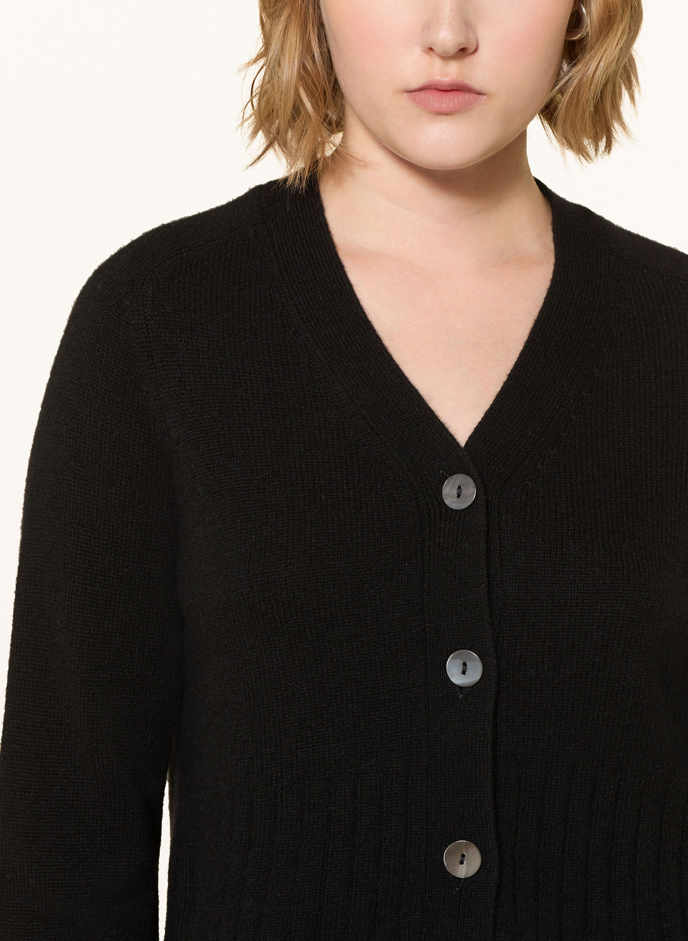 Thumbnail - Ftc Cashmere Strickjacke Aus Cashmere schwarz