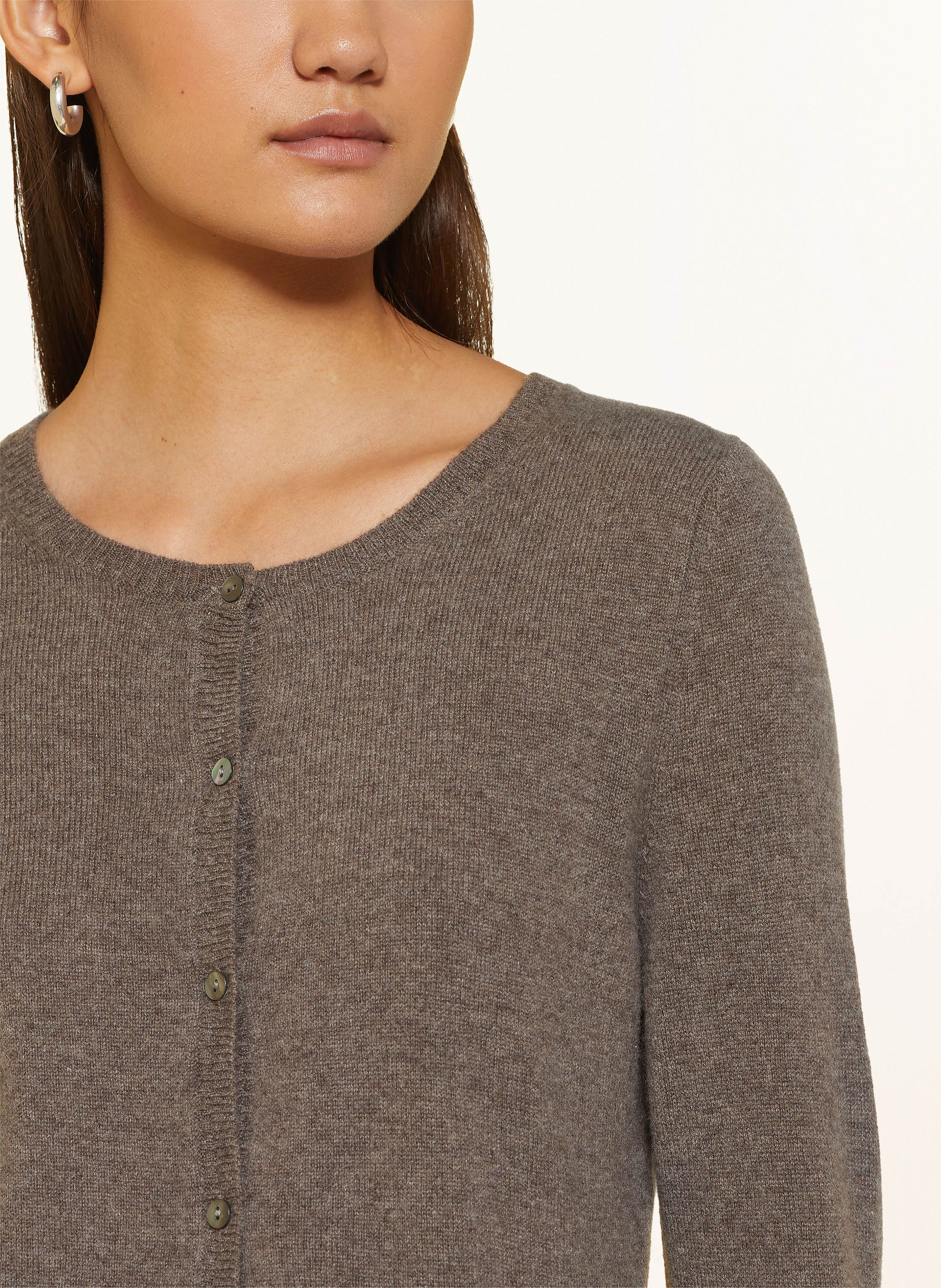 Thumbnail - Ftc Cashmere Strickjacke Aus Cashmere braun