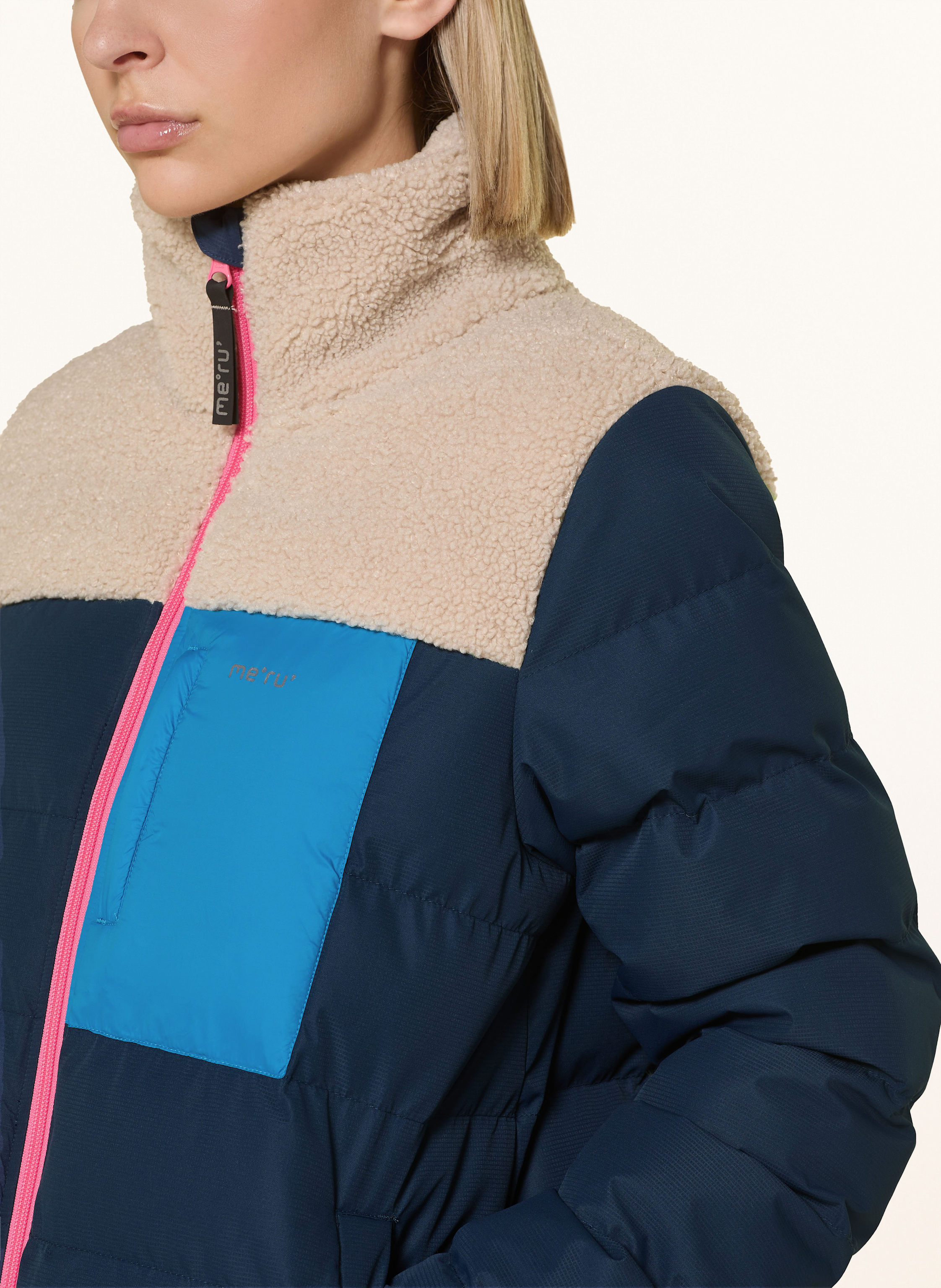 Thumbnail - Me°Ru' Hybrid-Steppjacke Vejle blau