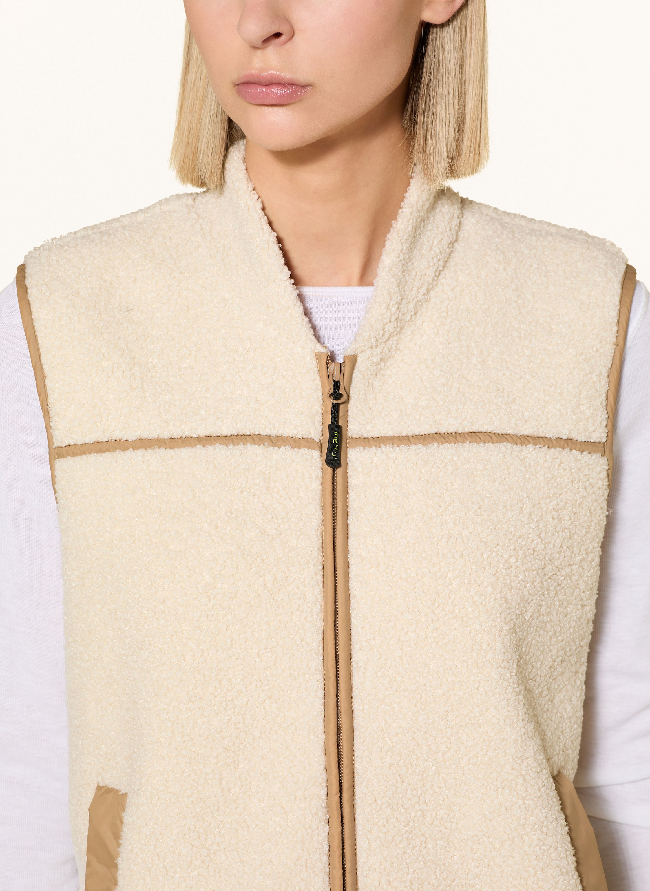 Thumbnail - Me°Ru' Fleeceweste Herlev beige