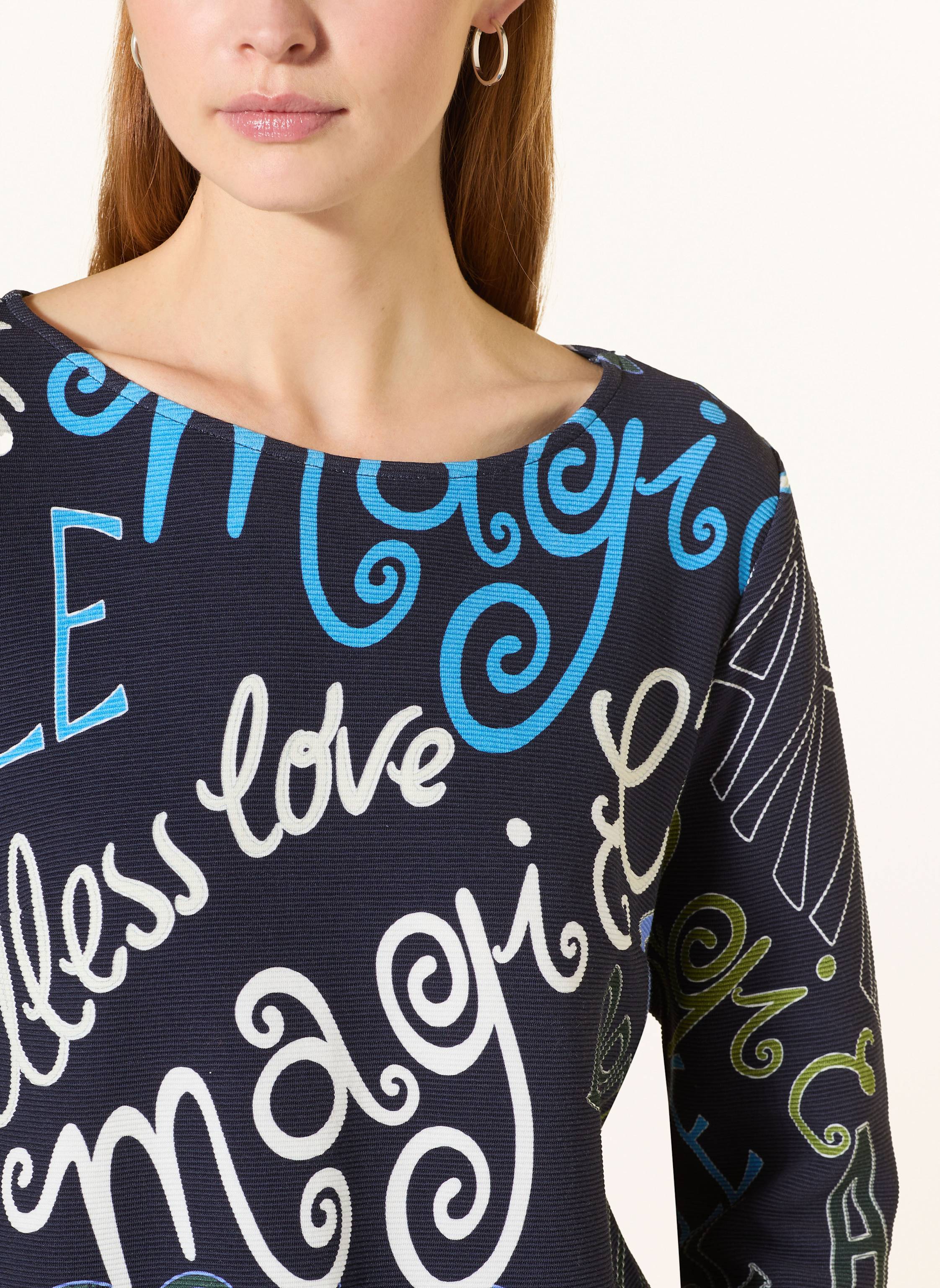 Thumbnail - Zaída Shirt Mit 3/4-Arm blau