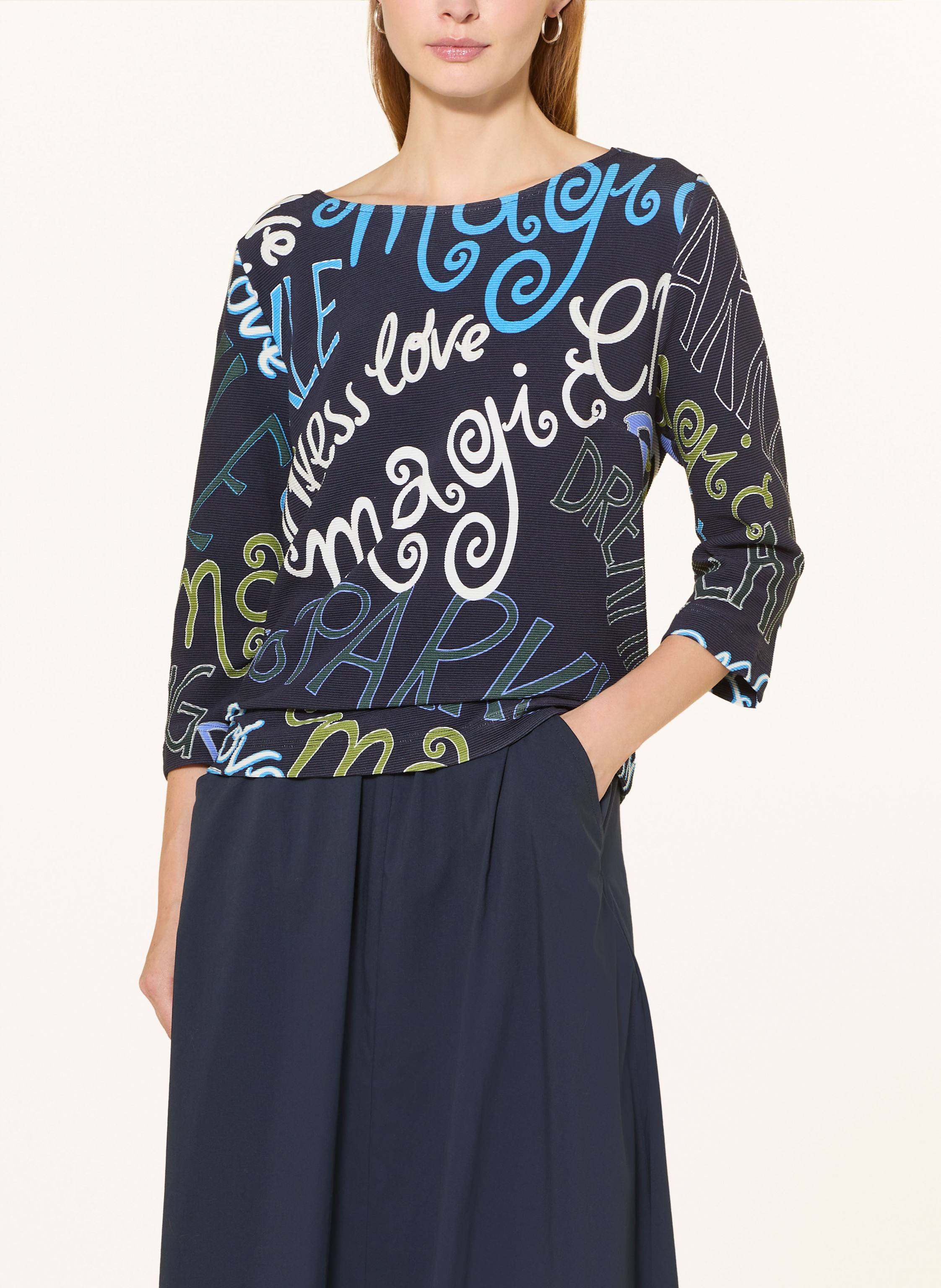 Thumbnail - Zaída Shirt Mit 3/4-Arm blau