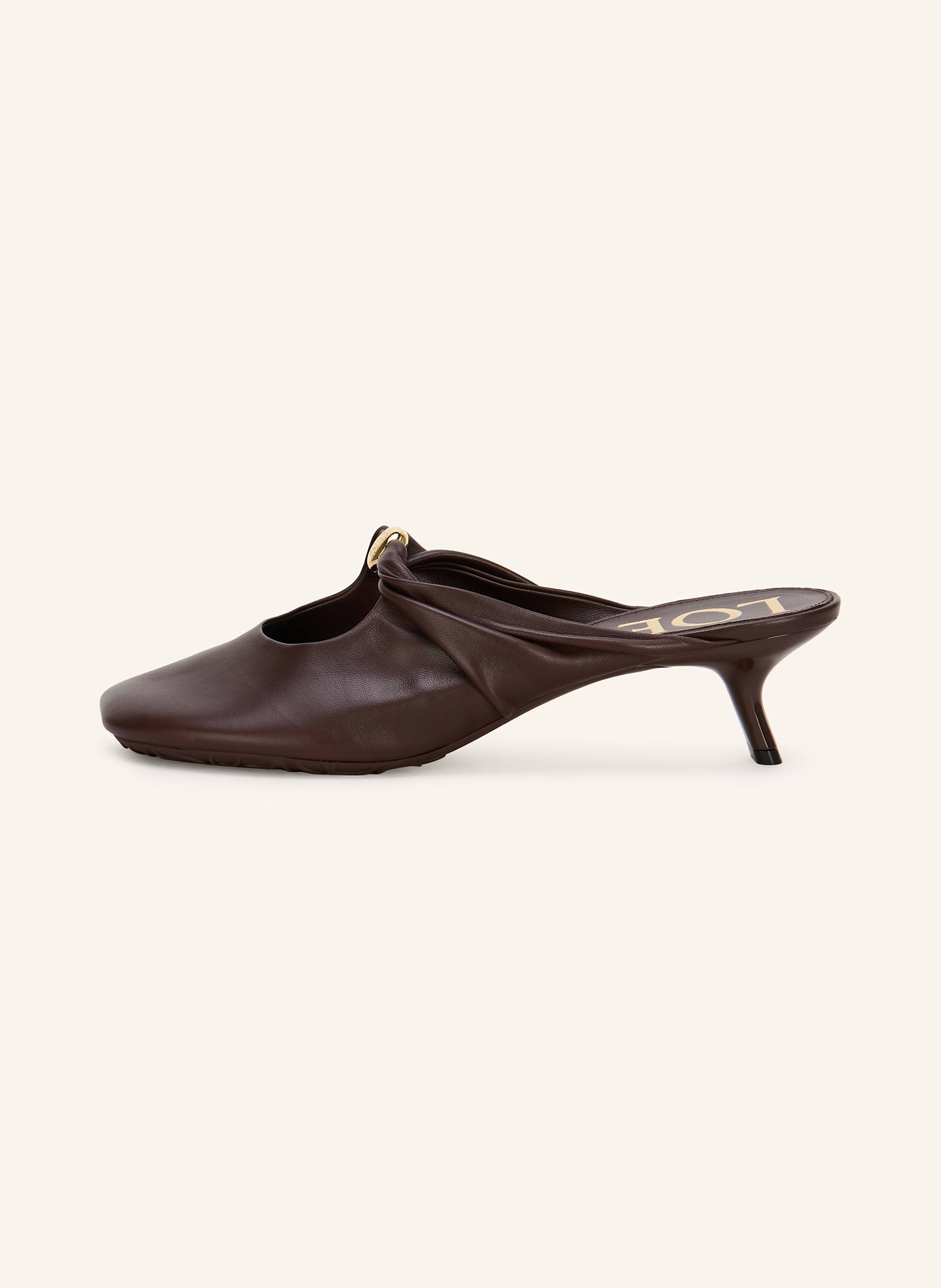 Thumbnail - Loewe Mules Pebble braun
