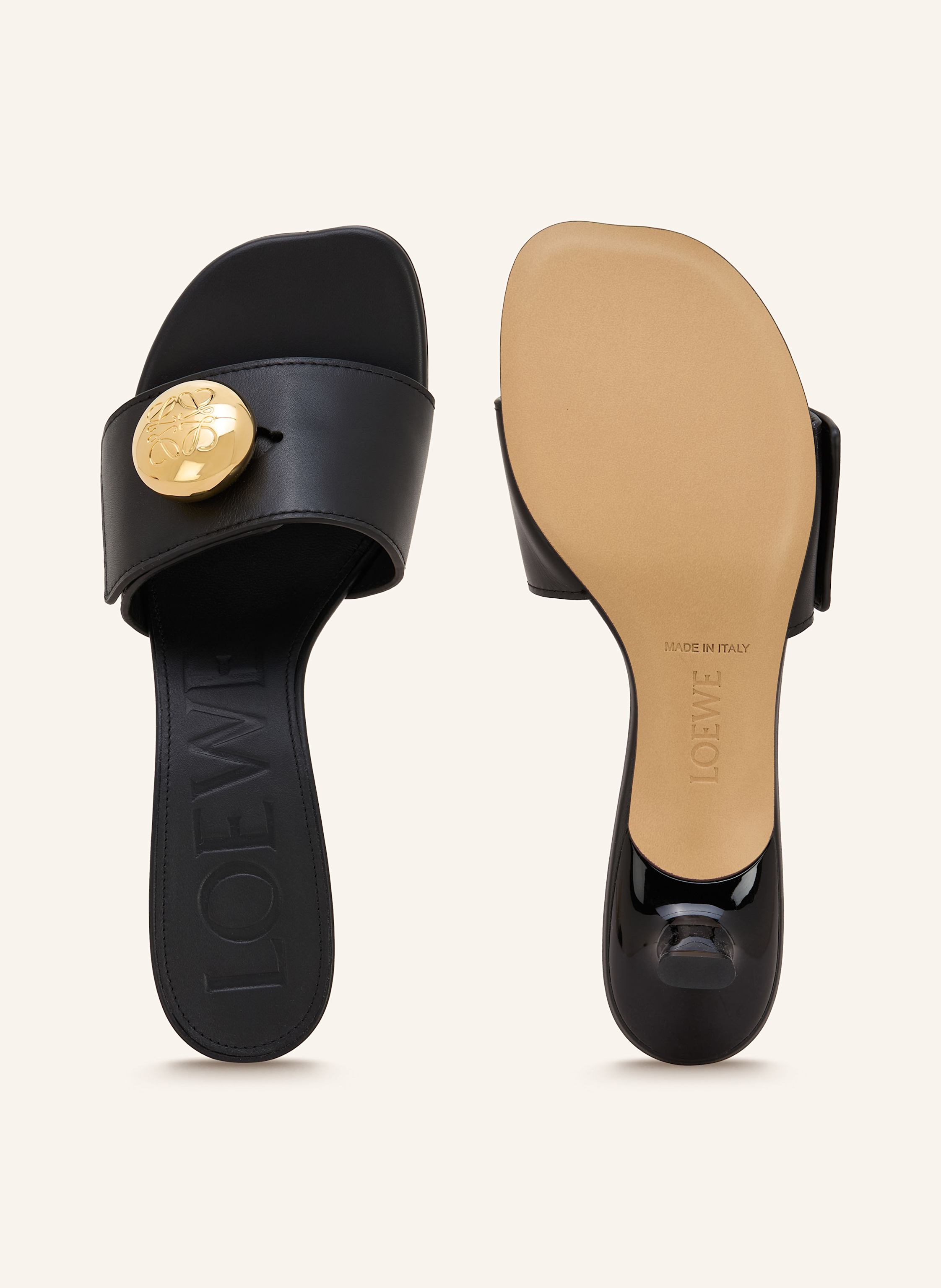 Thumbnail - Loewe Mules Pebble schwarz