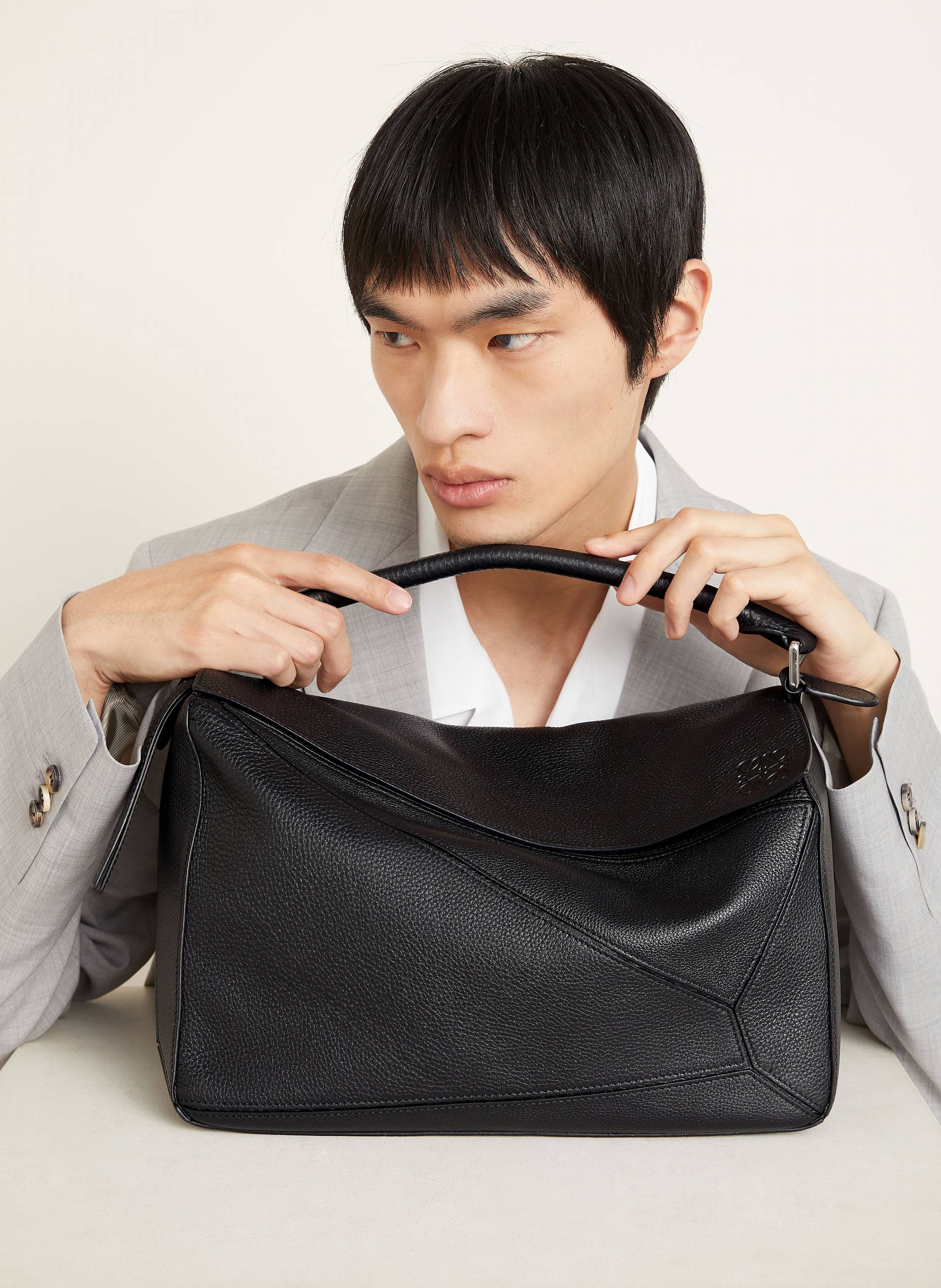 Thumbnail - Loewe Handtasche Puzzle Large schwarz