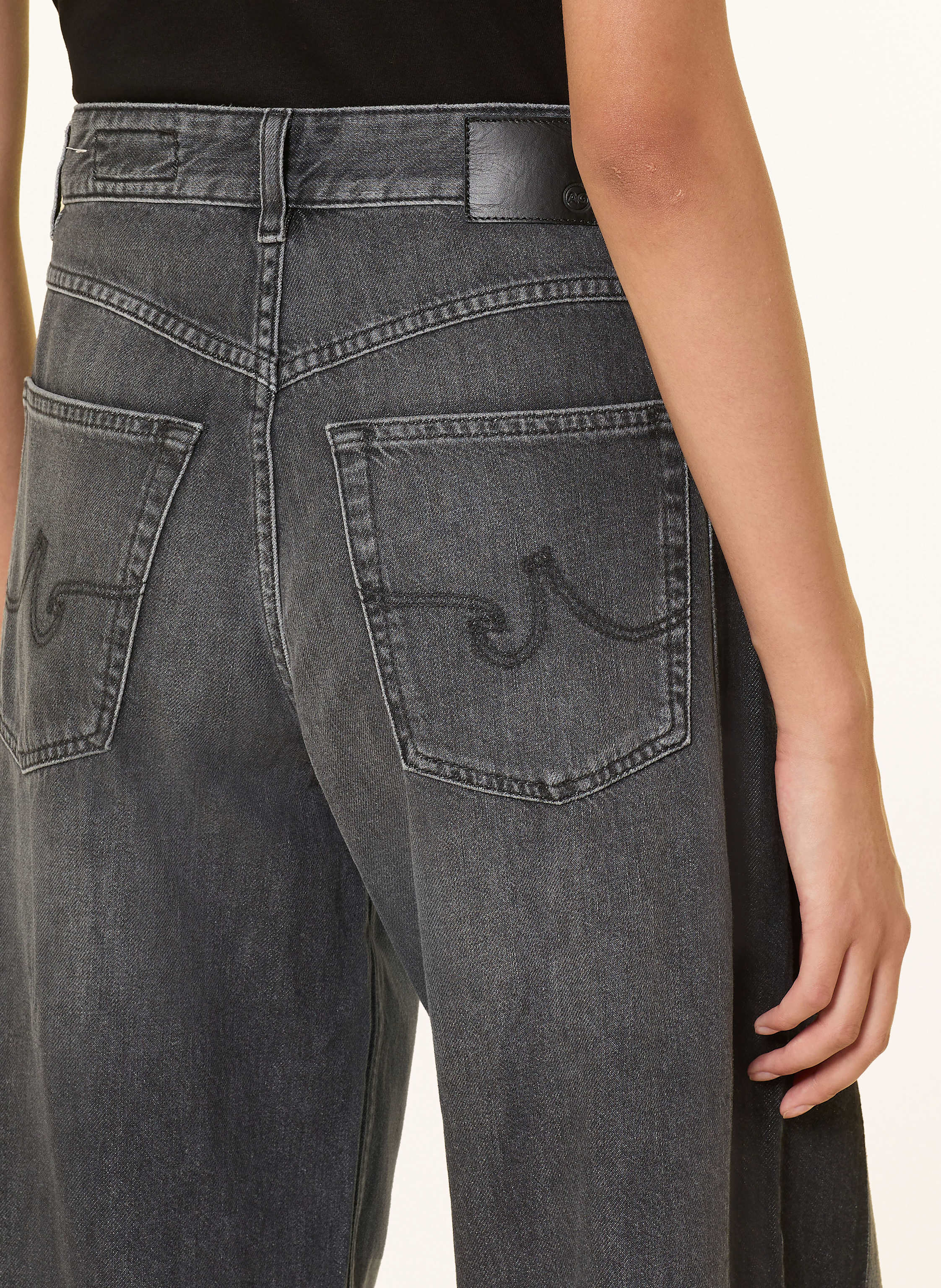 Thumbnail - Ag Jeans Wide Jeans Jesolo schwarz