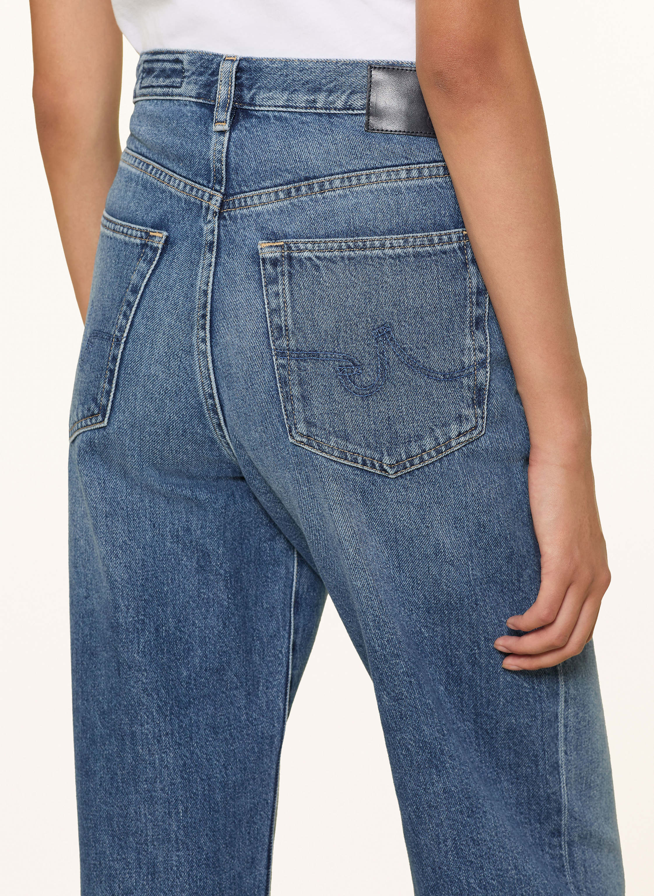 Thumbnail - Ag Jeans Wide Leg Jeans Kora blau