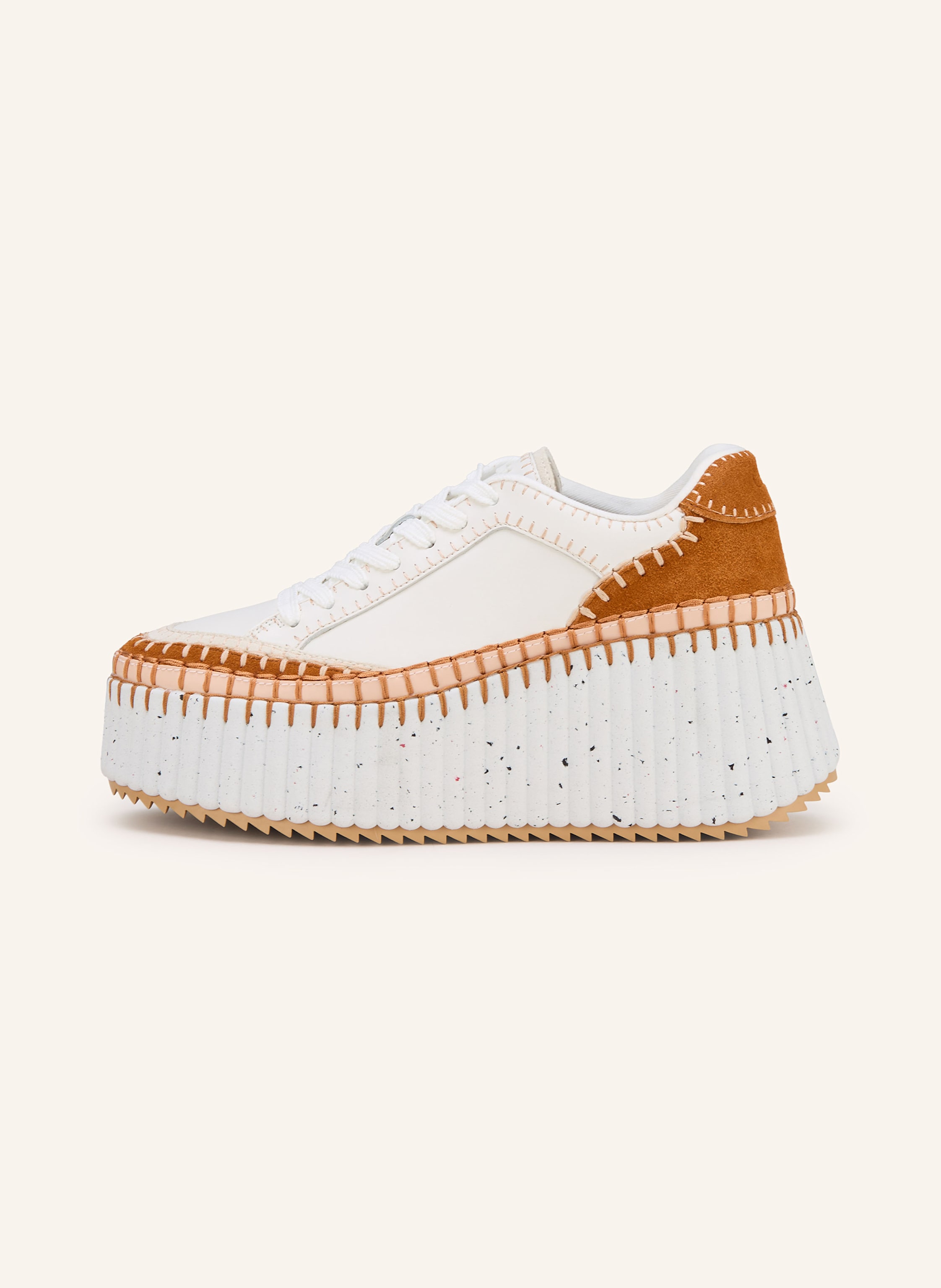 Thumbnail - Chloé Sneaker Nama braun