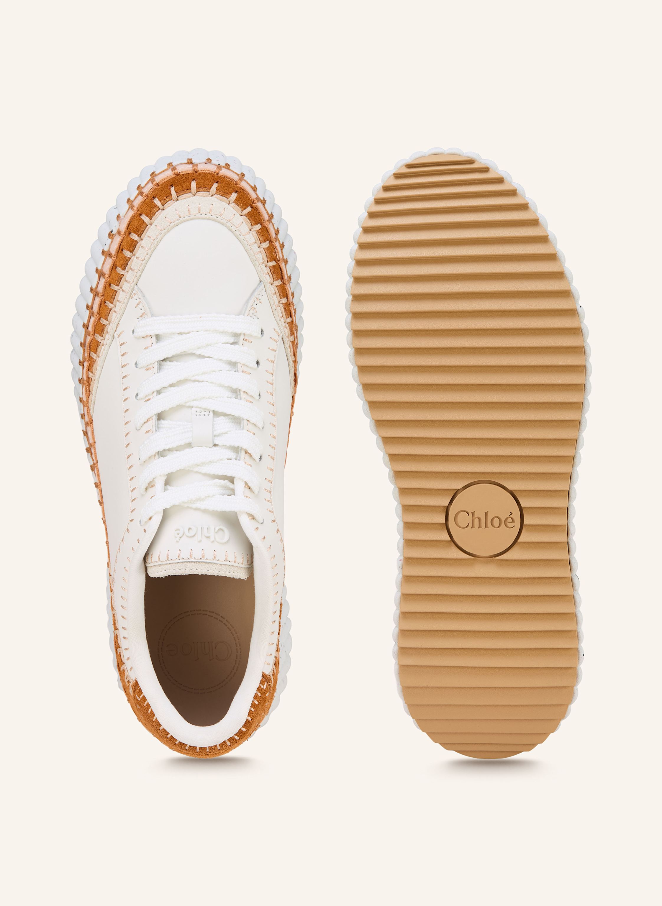 Thumbnail - Chloé Sneaker Nama braun