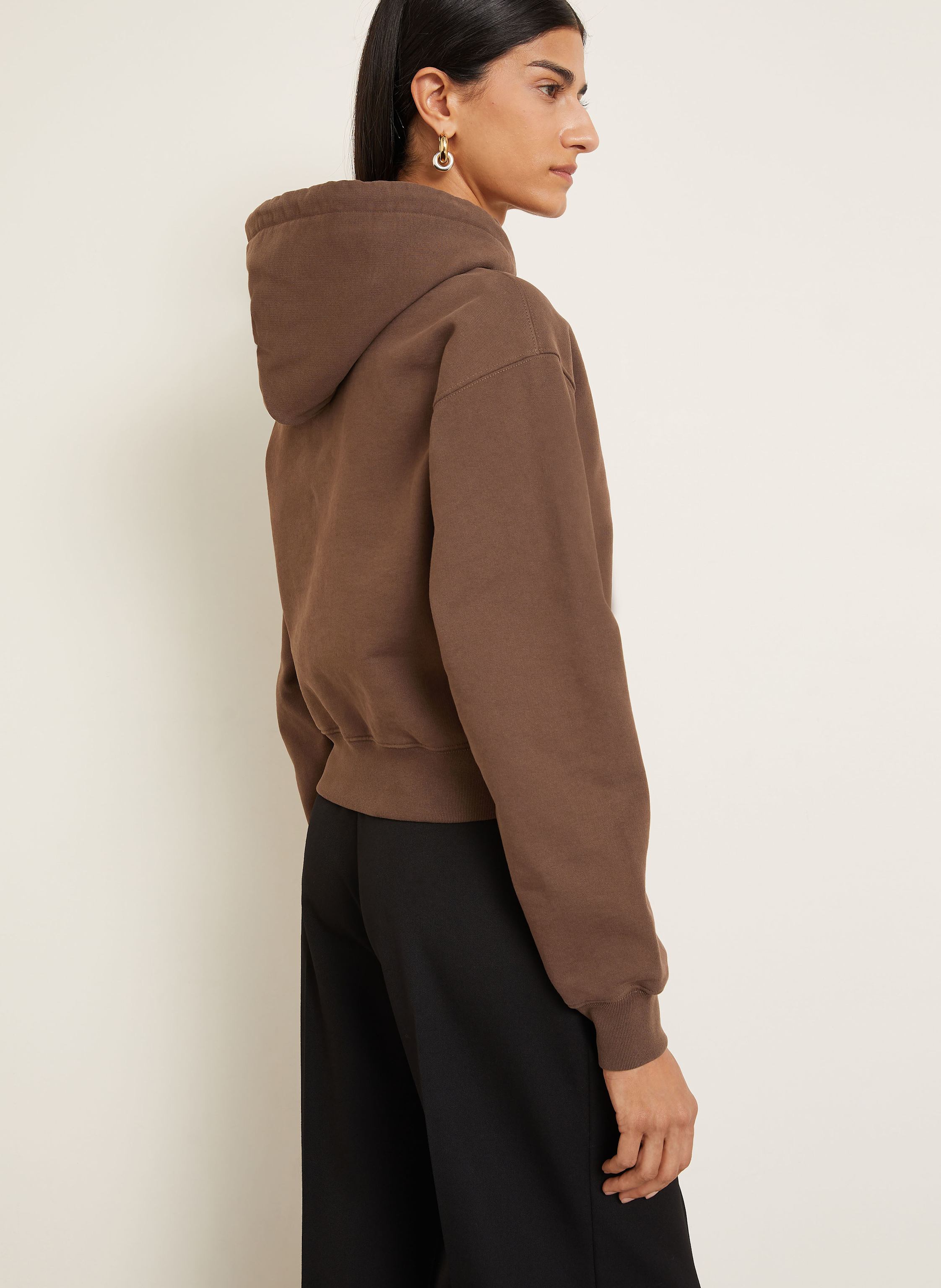 Thumbnail - Jacquemus Hoodie Le Hoodie Gros Grain braun