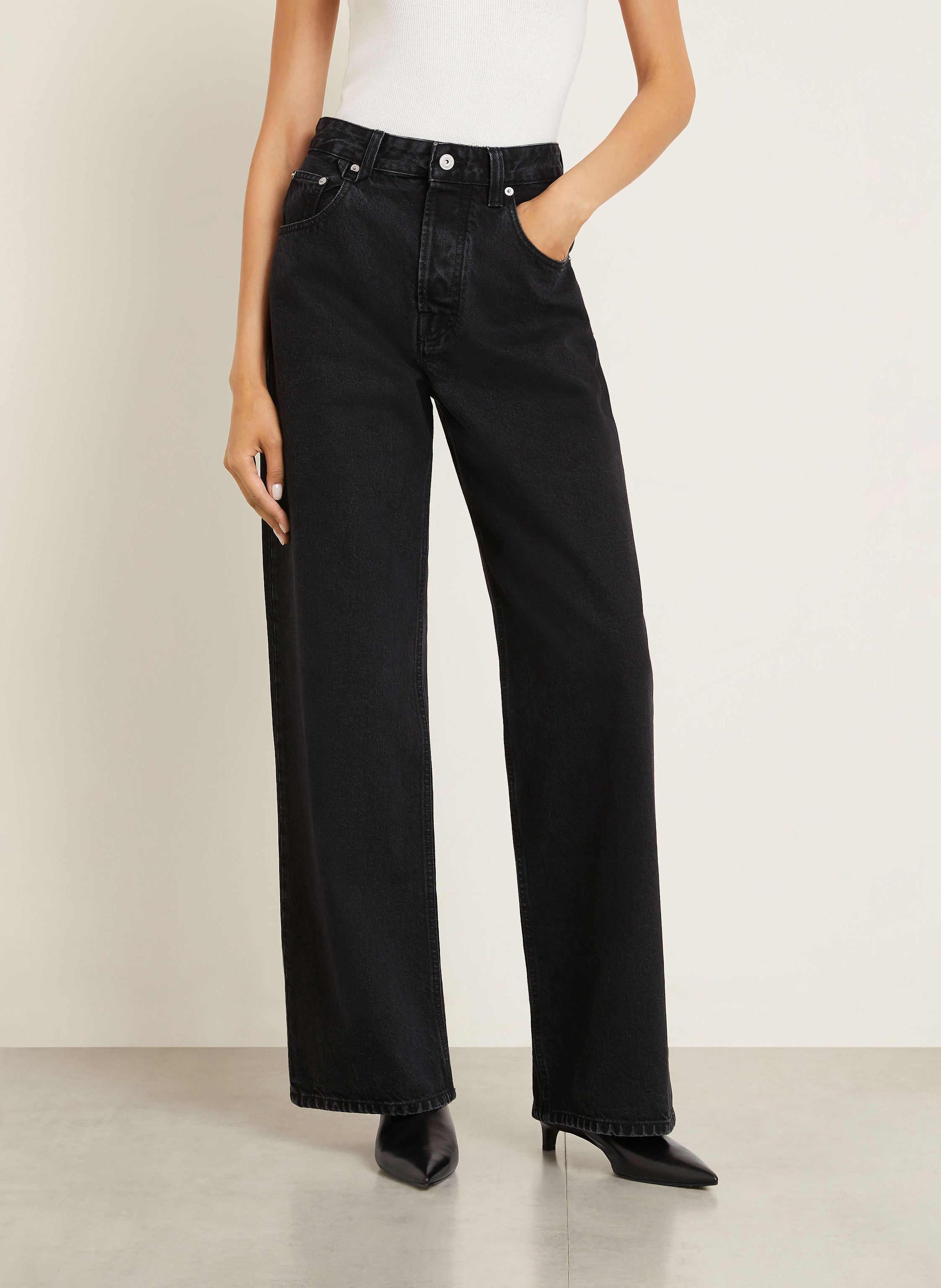 Thumbnail - Jacquemus Jeans Le De-Nimes Large schwarz
