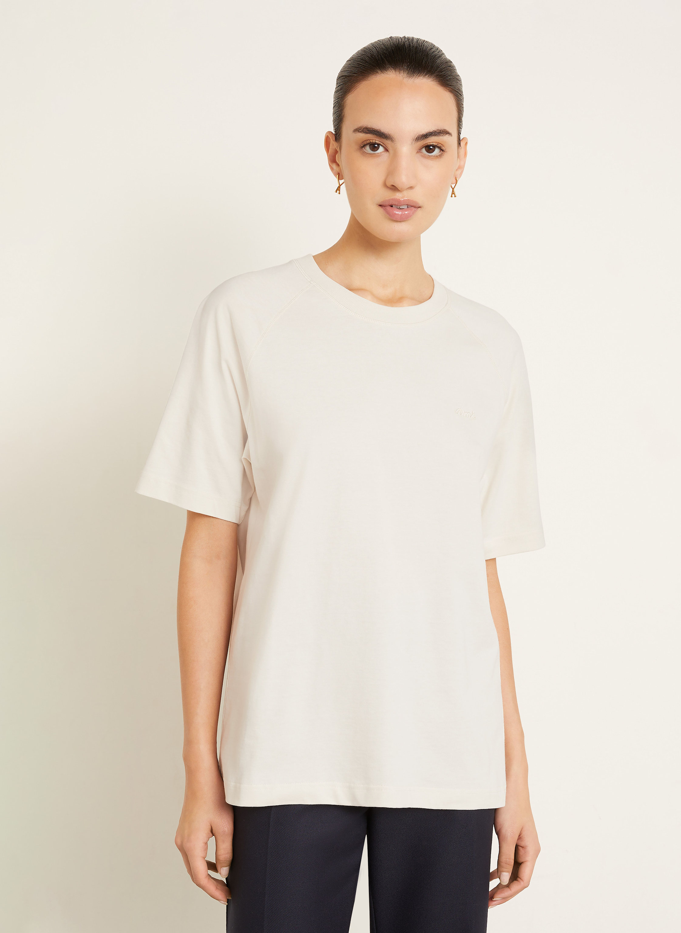 Thumbnail - Ami Paris T-Shirt weiss