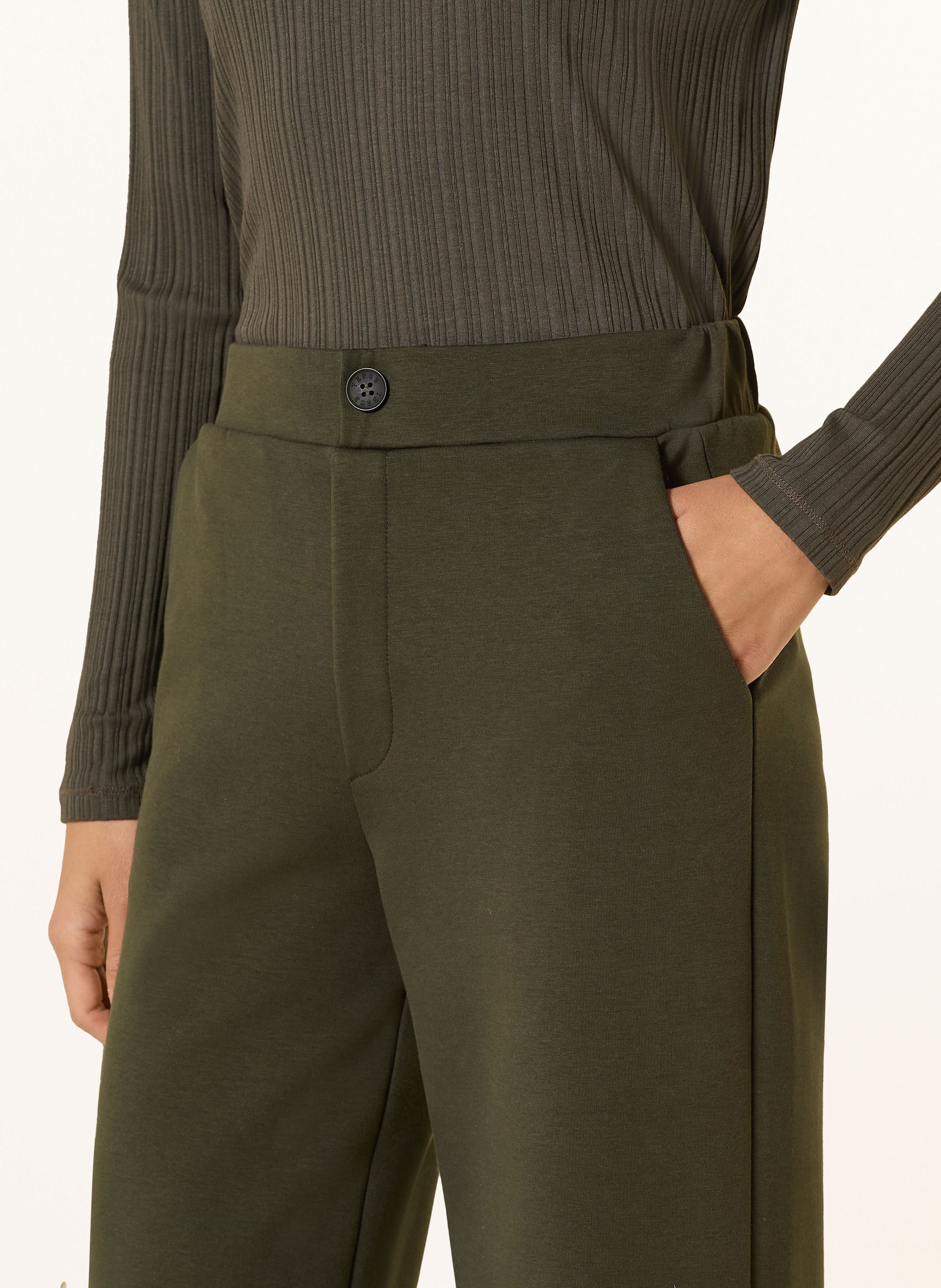 Thumbnail - Yerse Marlenehose Maia Aus Jersey gruen