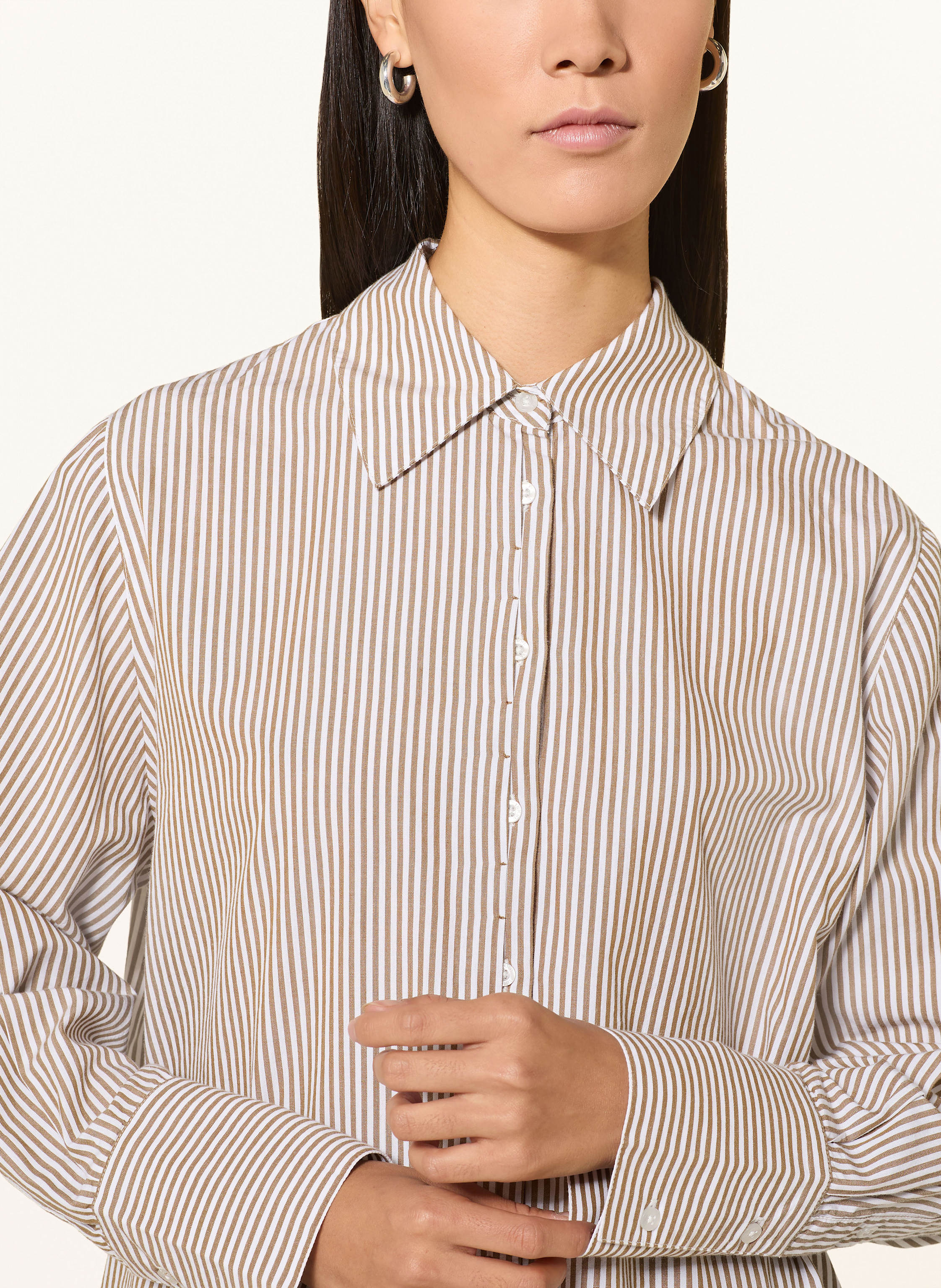 Thumbnail - Yerse Hemdbluse Boston braun