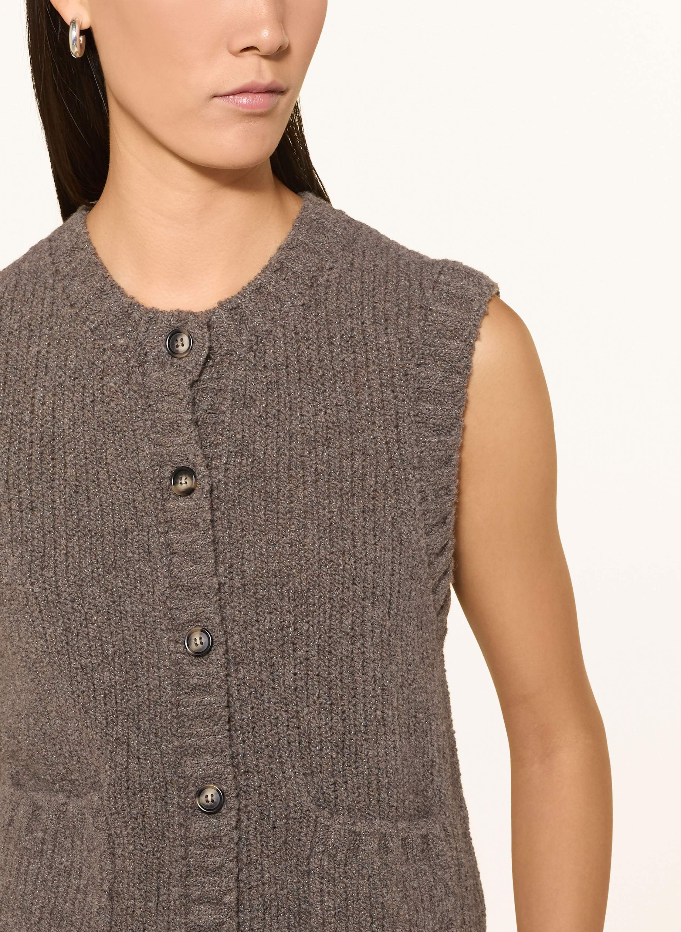 Thumbnail - Yerse Strickweste Vero grau