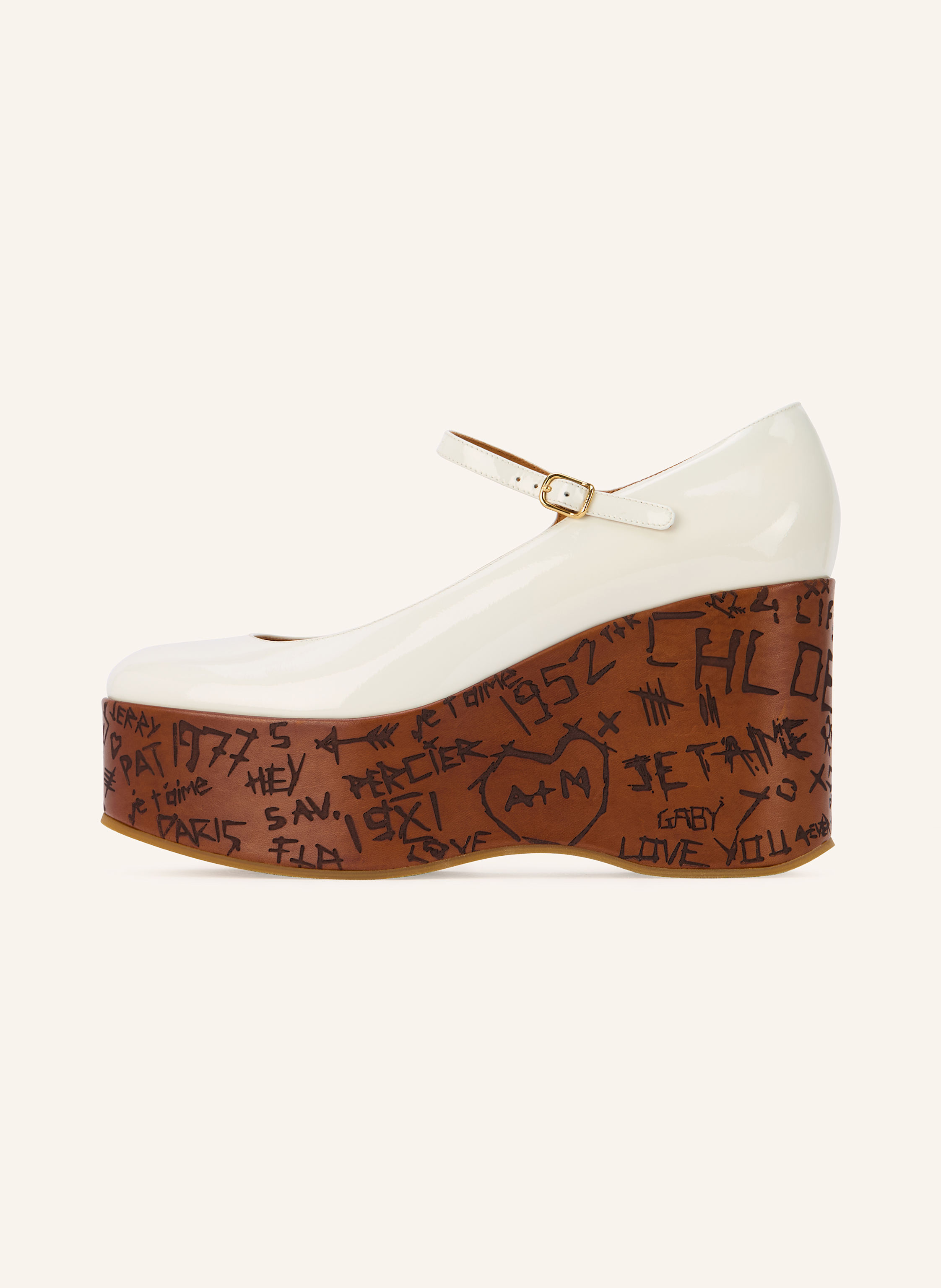 Thumbnail - Chloé Plateau-Wedges Maxime weiss