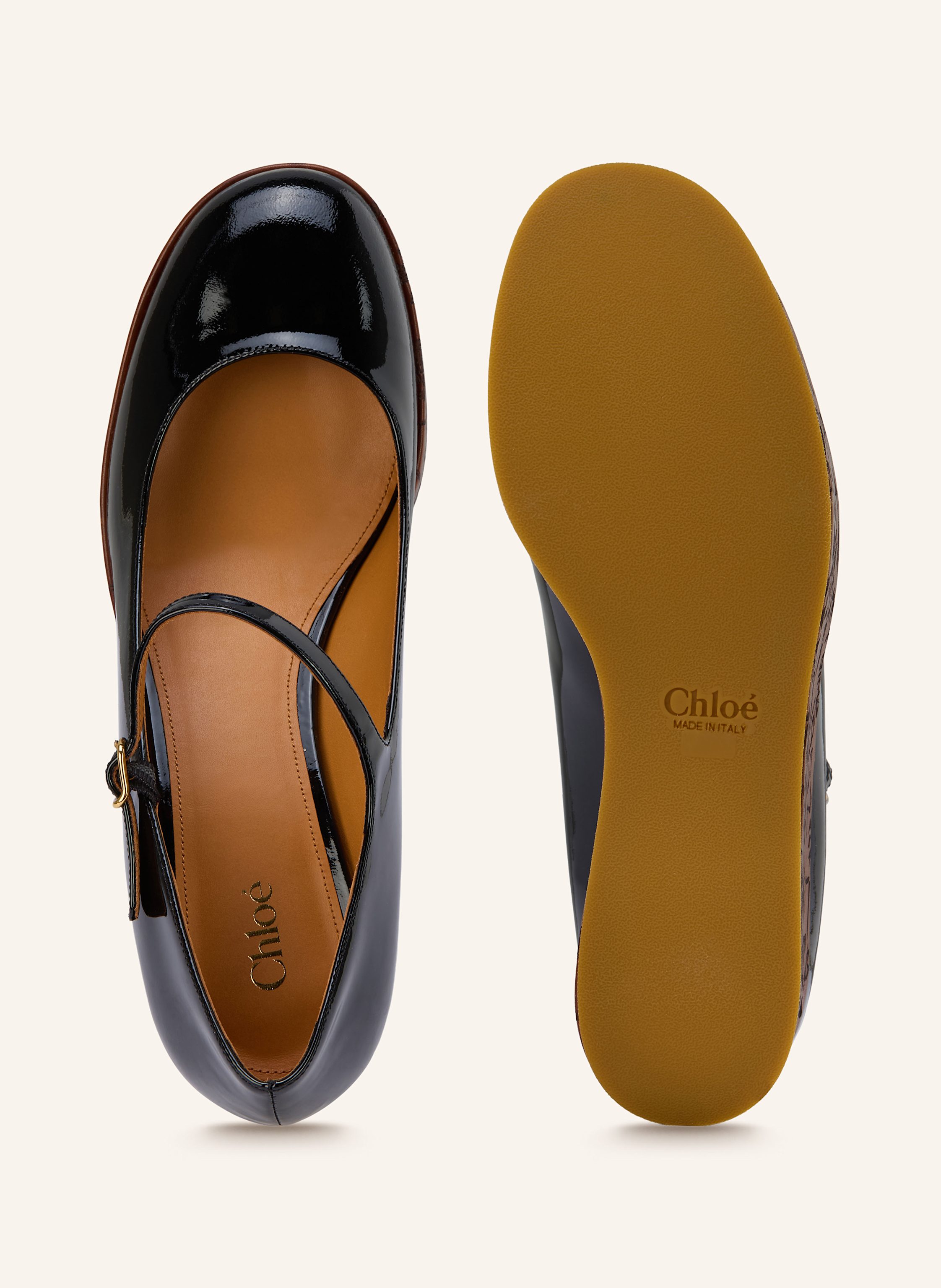 Thumbnail - Chloé Plateau-Wedges Maxime schwarz
