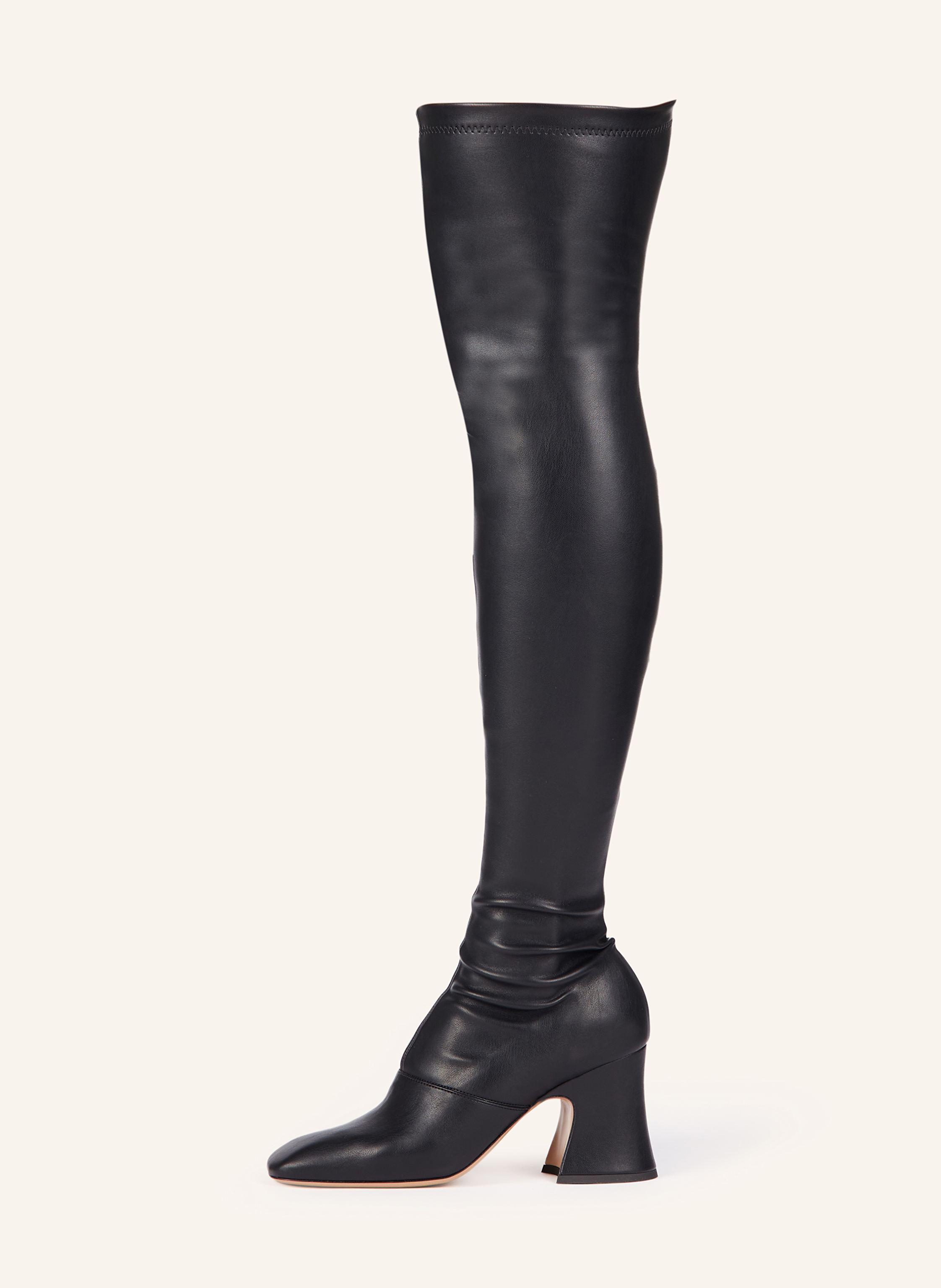 Thumbnail - Chloé Overknee-Stiefel Janis schwarz