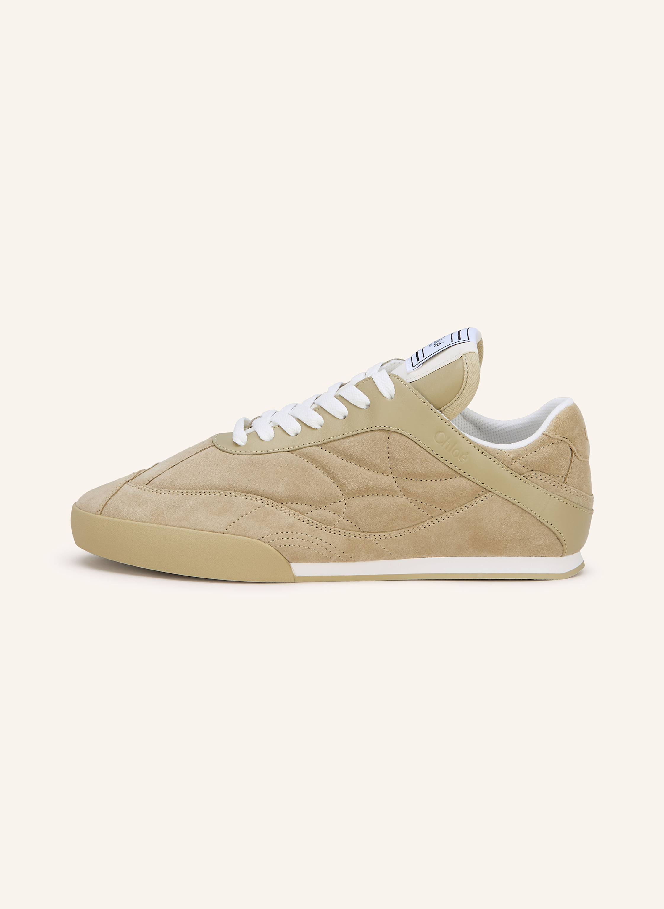 Thumbnail - Chloé Sneaker Kick beige