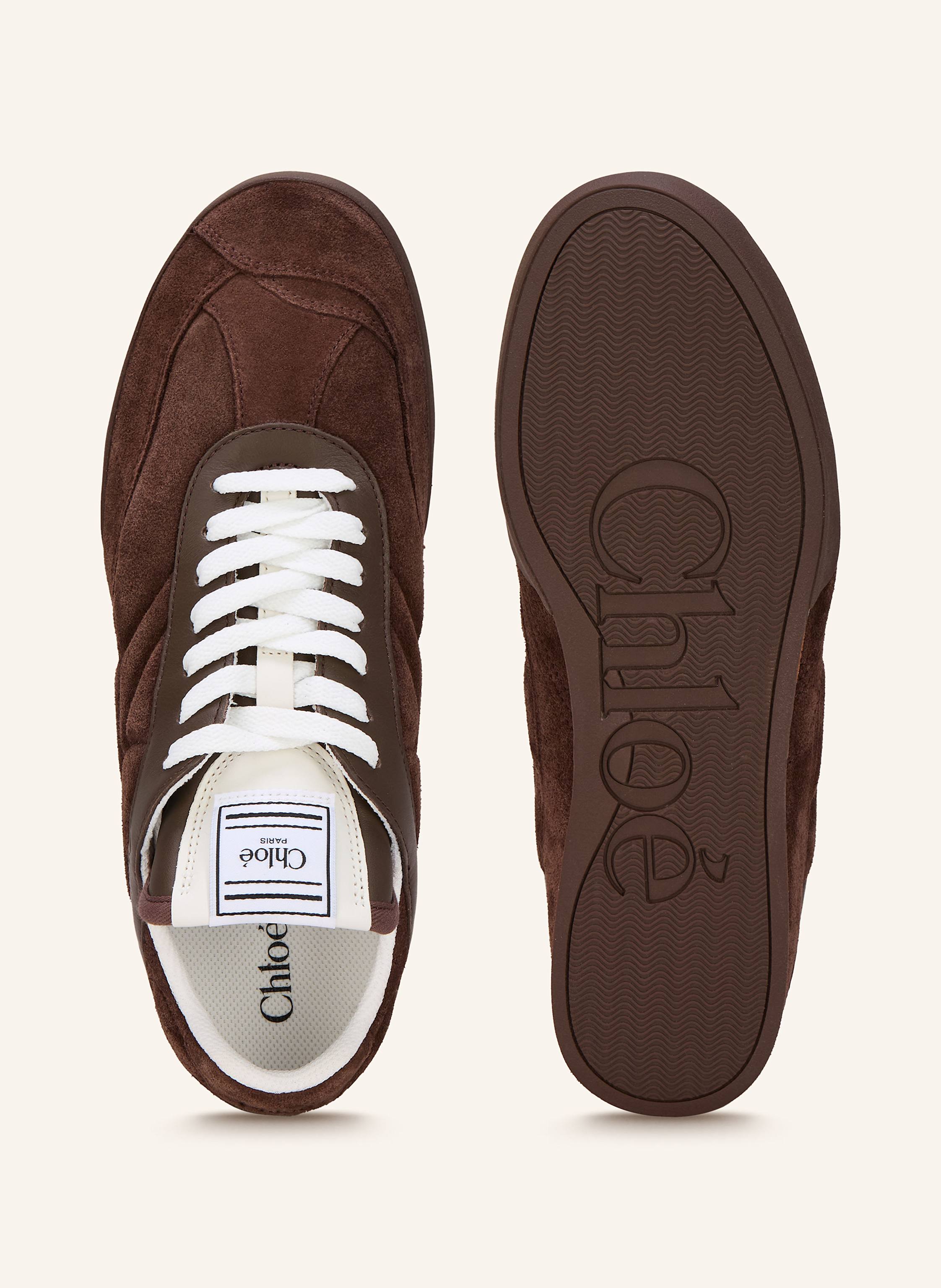 Thumbnail - Chloé Sneaker Kick braun