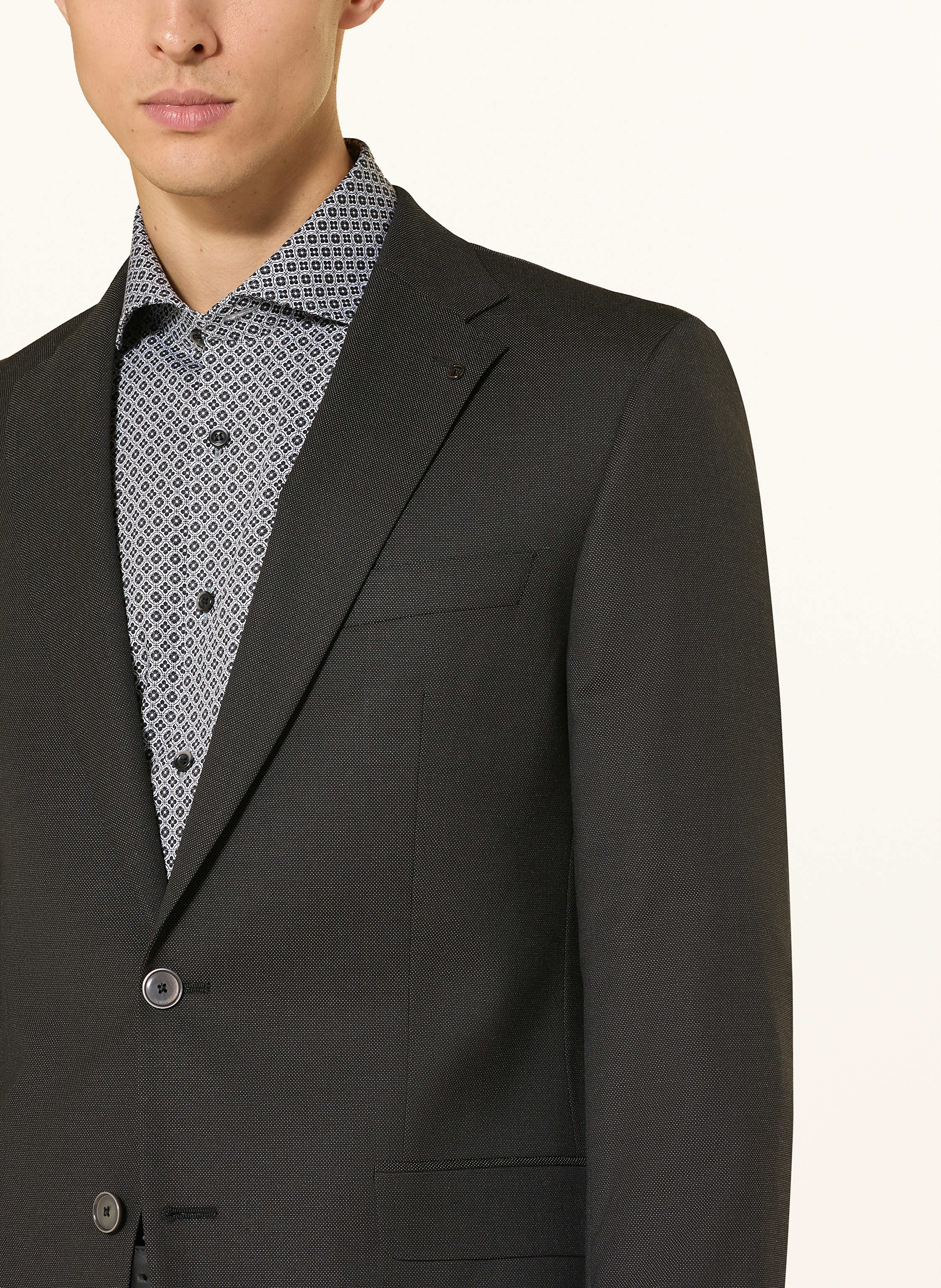 Thumbnail - Digel Anzug Daren-V-G Modern Fit schwarz